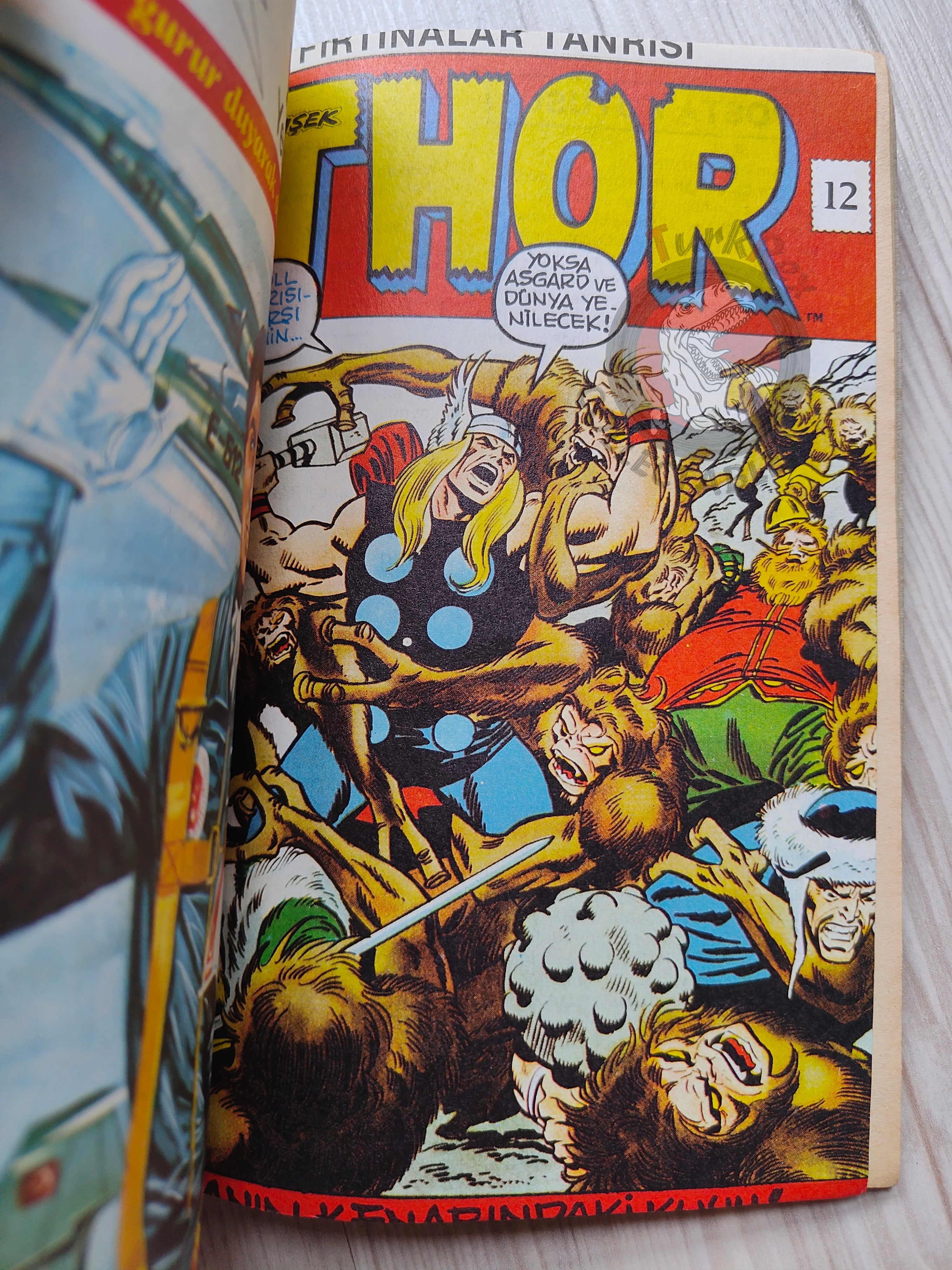 Thor #4 1985 Turkish Comic Turkey The Mighty Thor #193–196 Silver Surfer