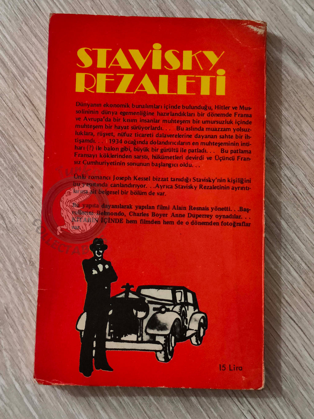 Joseph Kessel – Stavisky, l’homme que j’ai connu 1976 1st Turkish Book Turkey