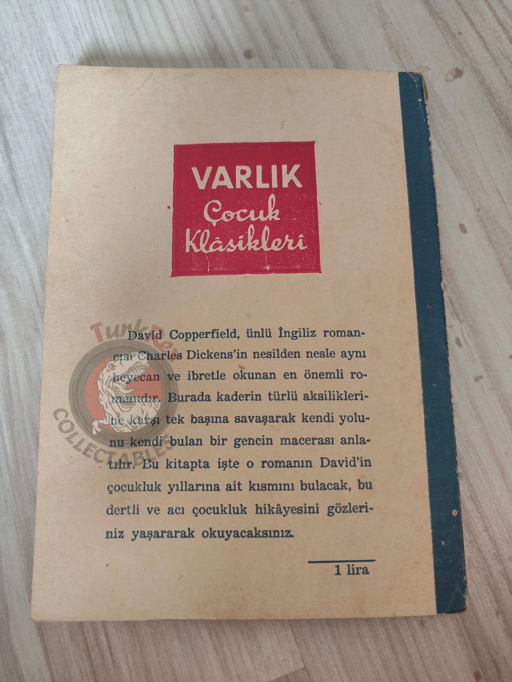 Charles Dickens –  David Copperfield 1958 Illustrated Turkish Book Turkey