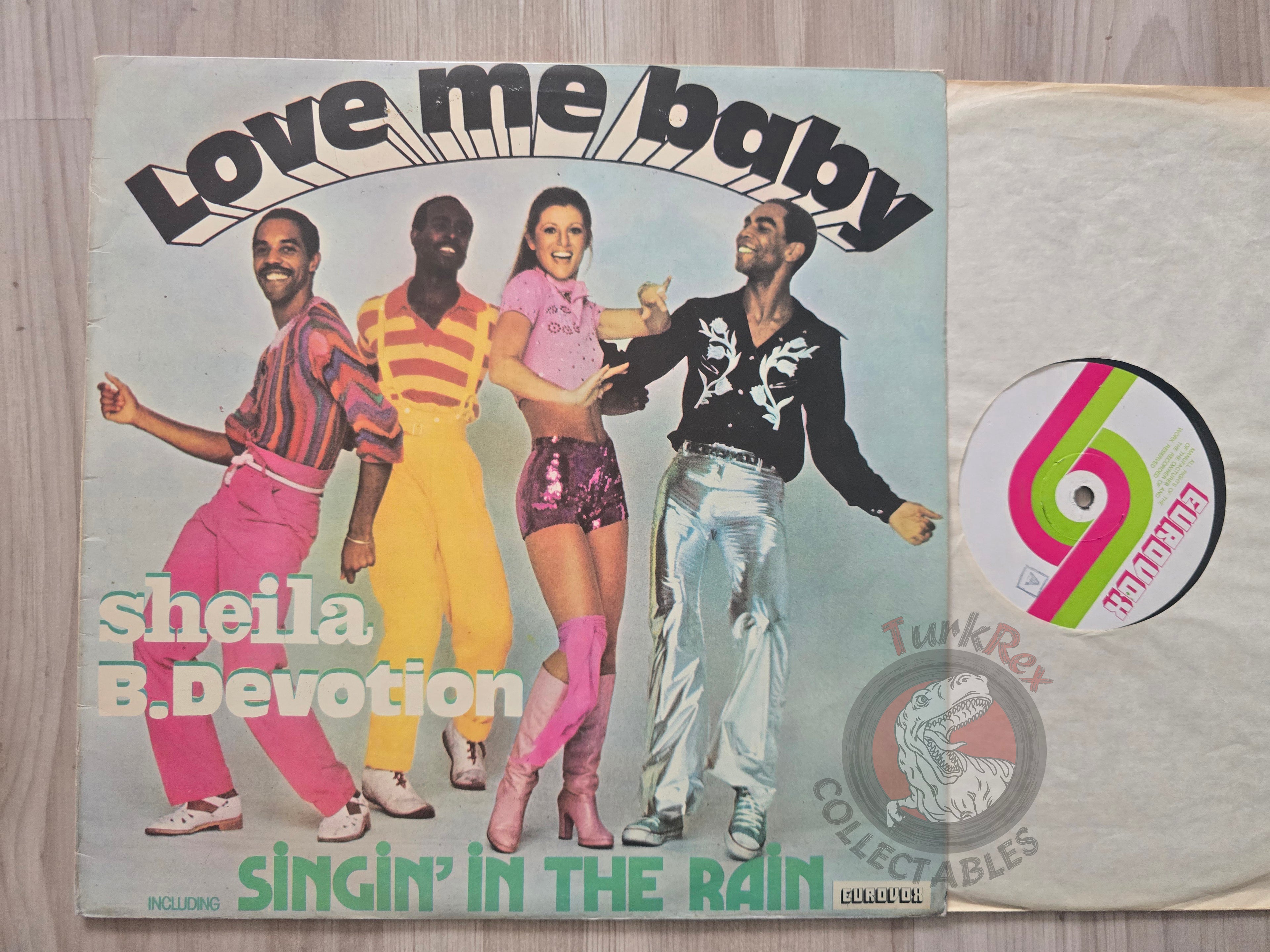 Sheila & B. Devotion – Singin' In The Rain Including Love Me Baby Turkish Promo Pressing Vinyl Turkey Edition