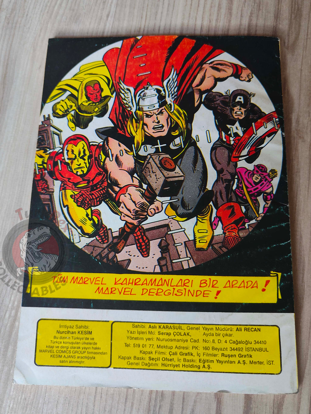 Iron Man #4 1988 Turkish Comic Turkey cover #67 inside #65 #66 #67 Crash Thor