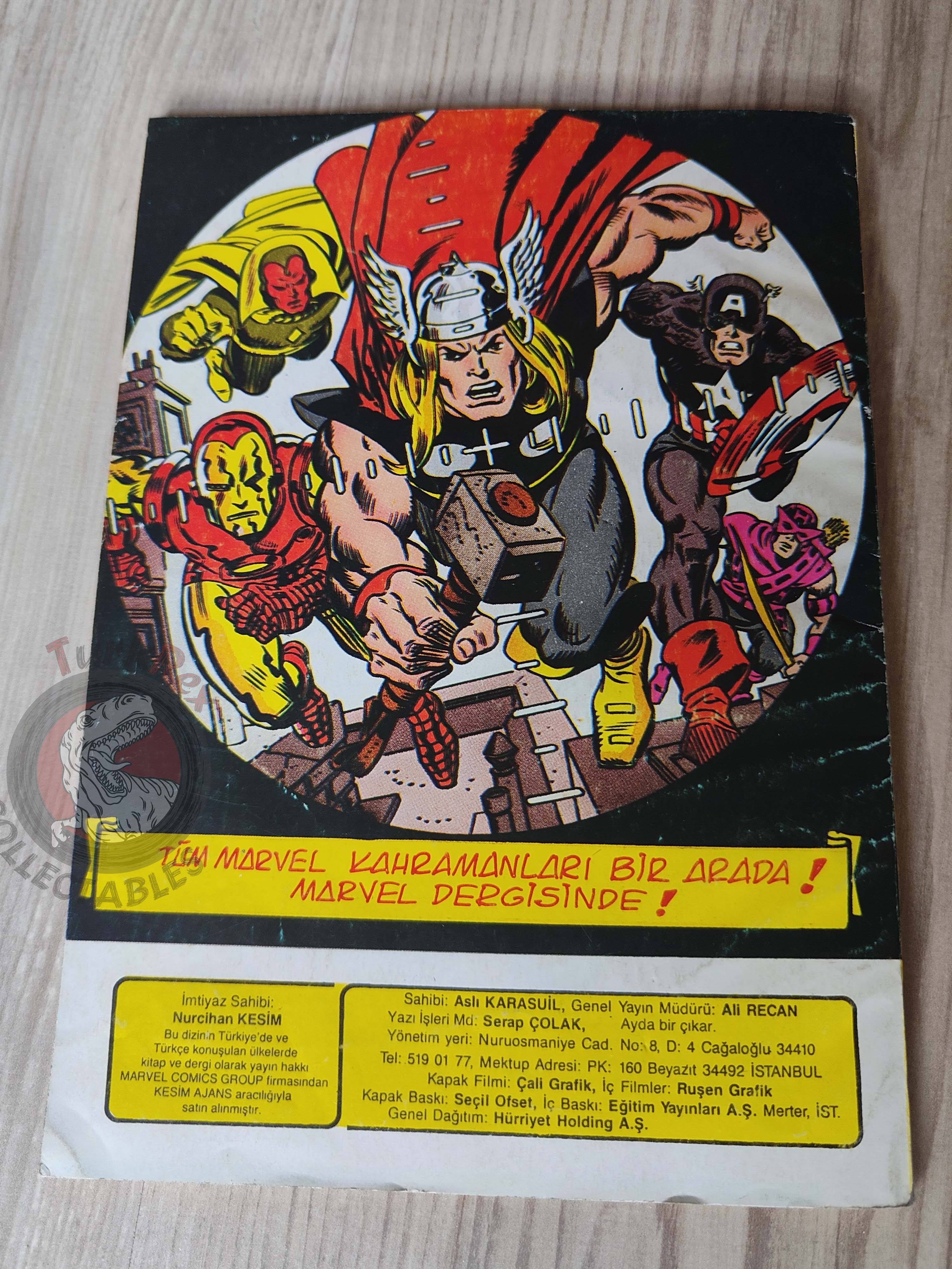 Iron Man #4 1988 Turkish Comic Turkey cover #67 inside #65 #66 #67 Crash Thor