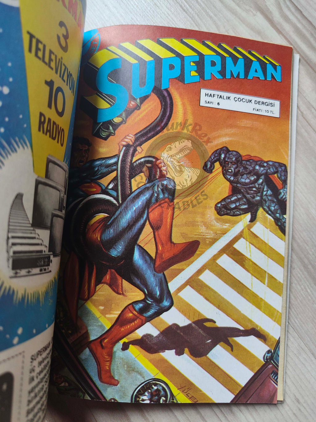 Superman Vol #2 1980s Turkish Comic Turkey #331 #326 #327 #328 Superboy #244 #232