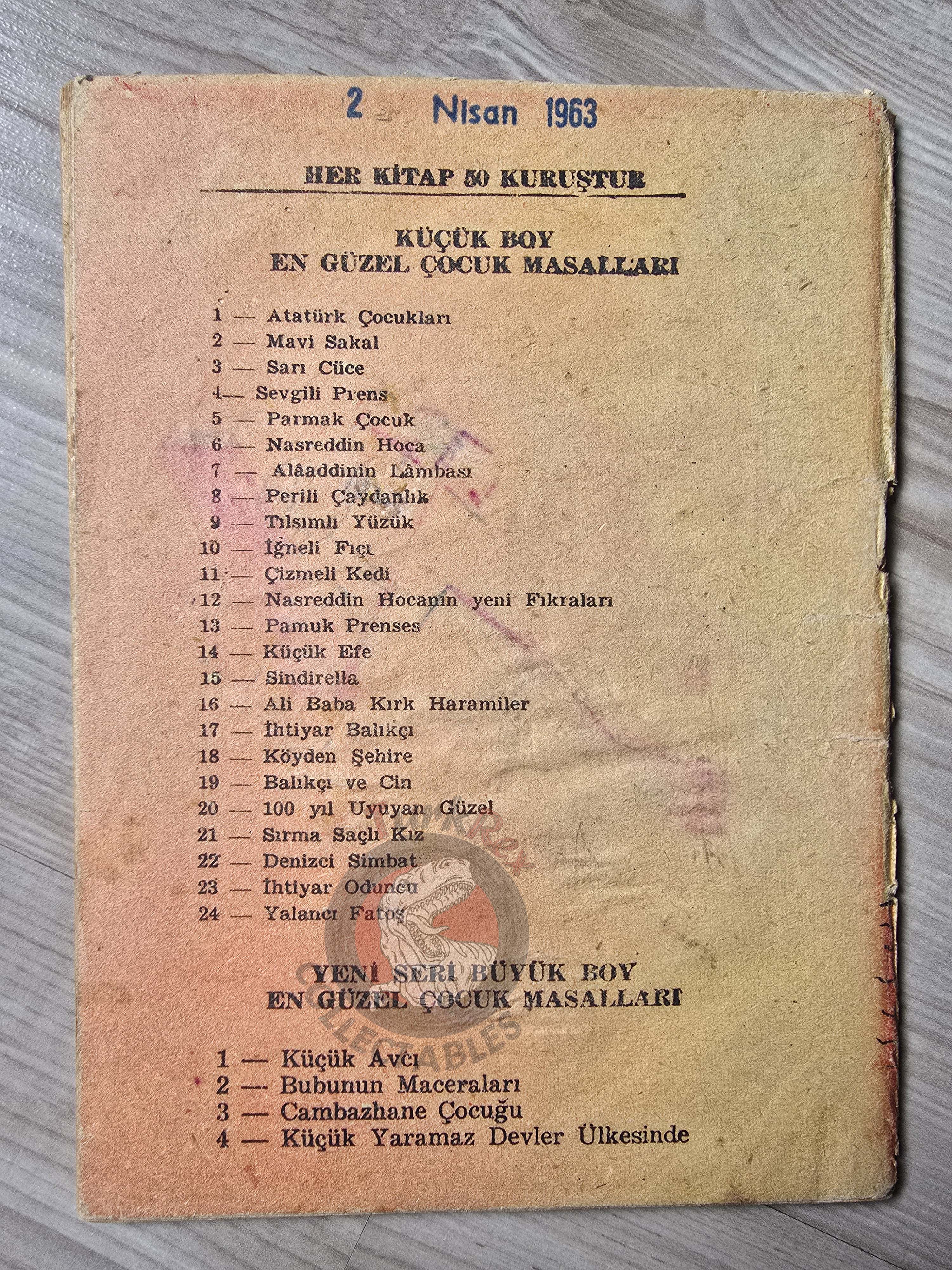 Ernest Hemingway – The Old Man and the Sea 1962 Illustrated Turkish Book Turkey