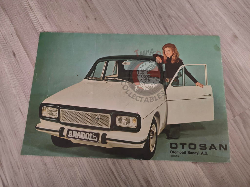 Yeni Anadol Sales Brochure A2 SL 70s Turkish Car Turkey Koç Catalogue Ford