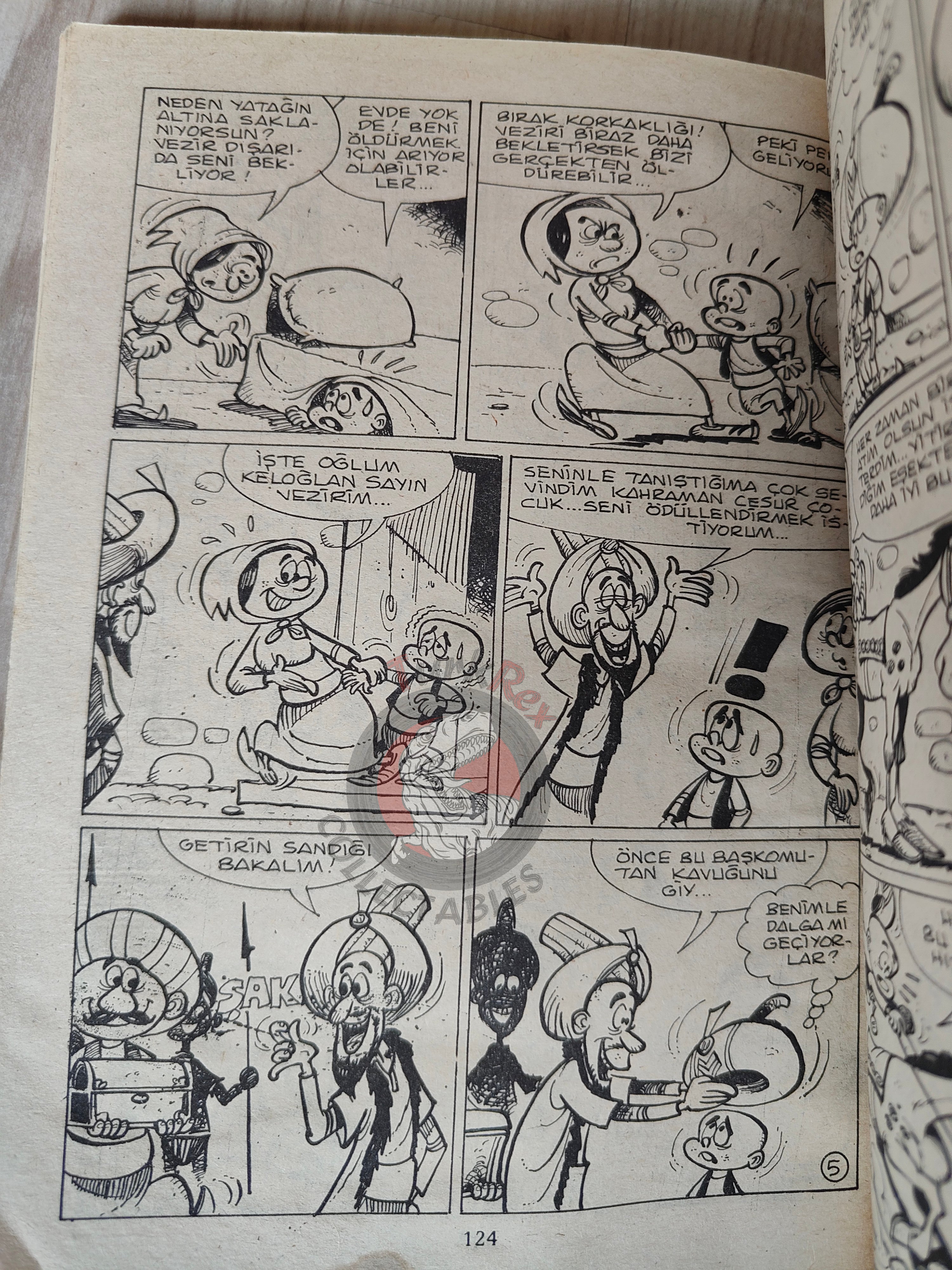 Tintin – King Ottokar's Sceptre early 1980s Turkish Edition Comic Turkey 1