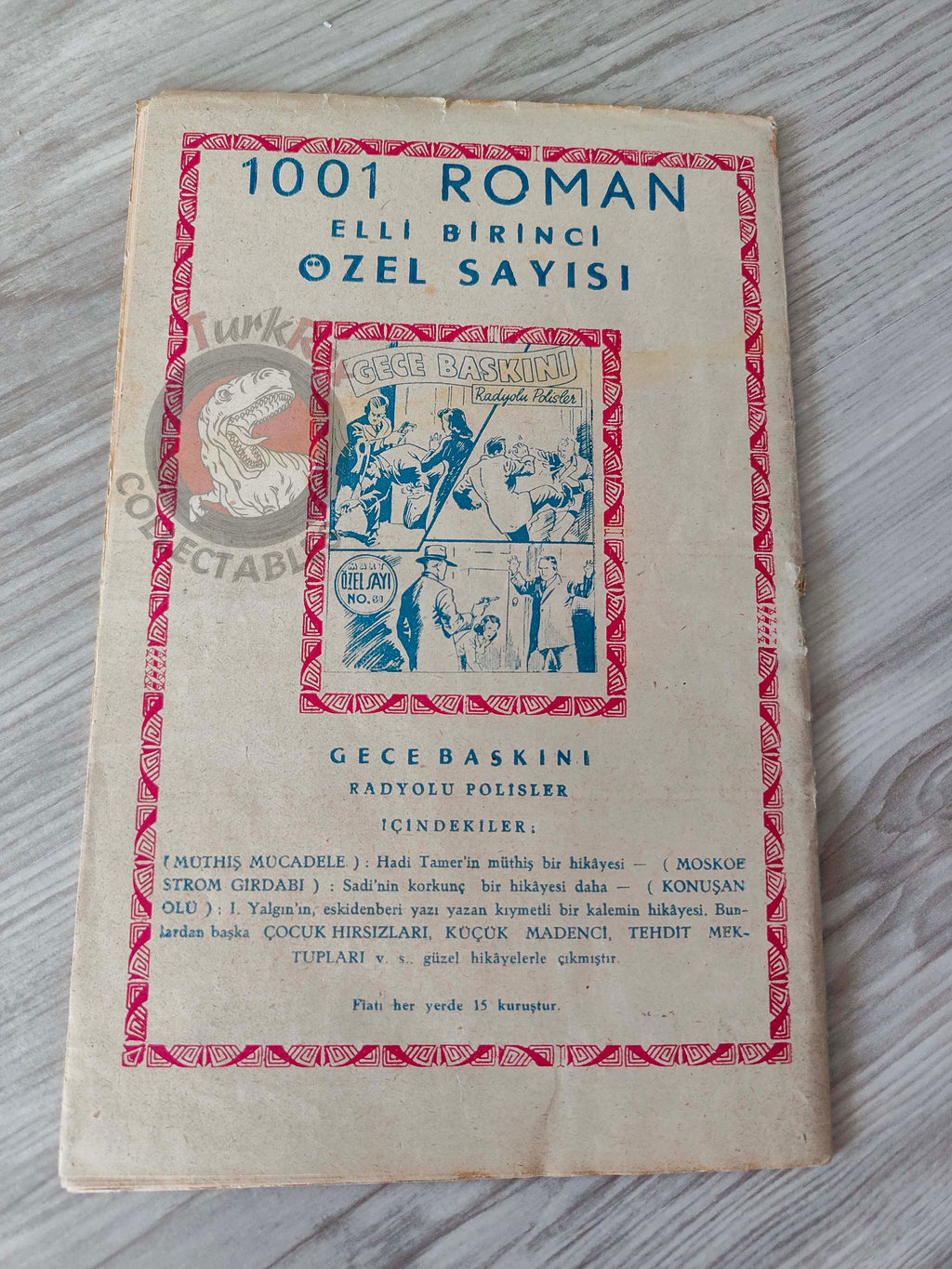 1001 Roman 1944 The Phantom - The Singh Brotherhood / The Sky Band Turkish Comic Mag Turkey