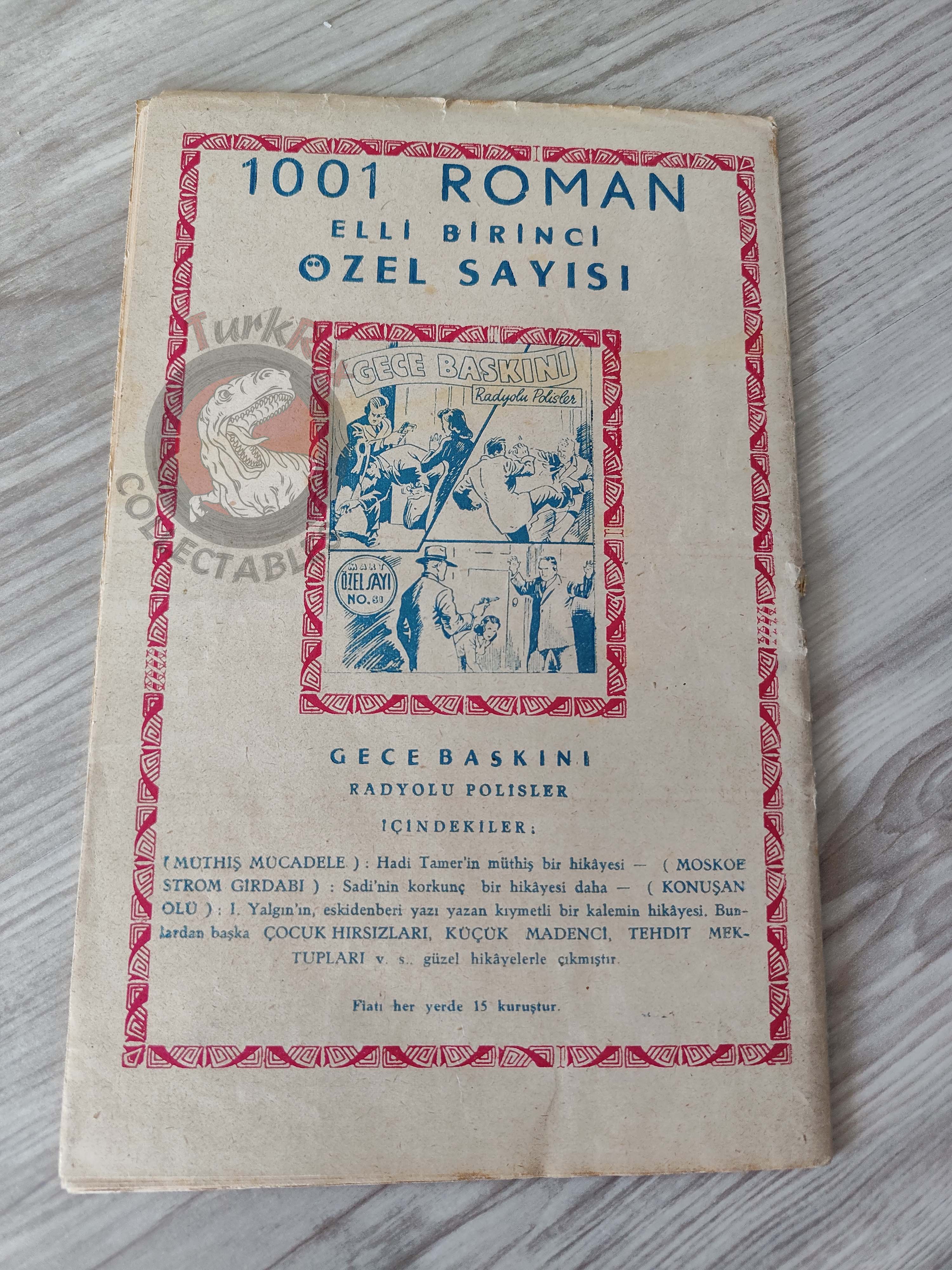 1001 Roman 1944 The Phantom - The Singh Brotherhood / The Sky Band Turkish Comic Mag Turkey