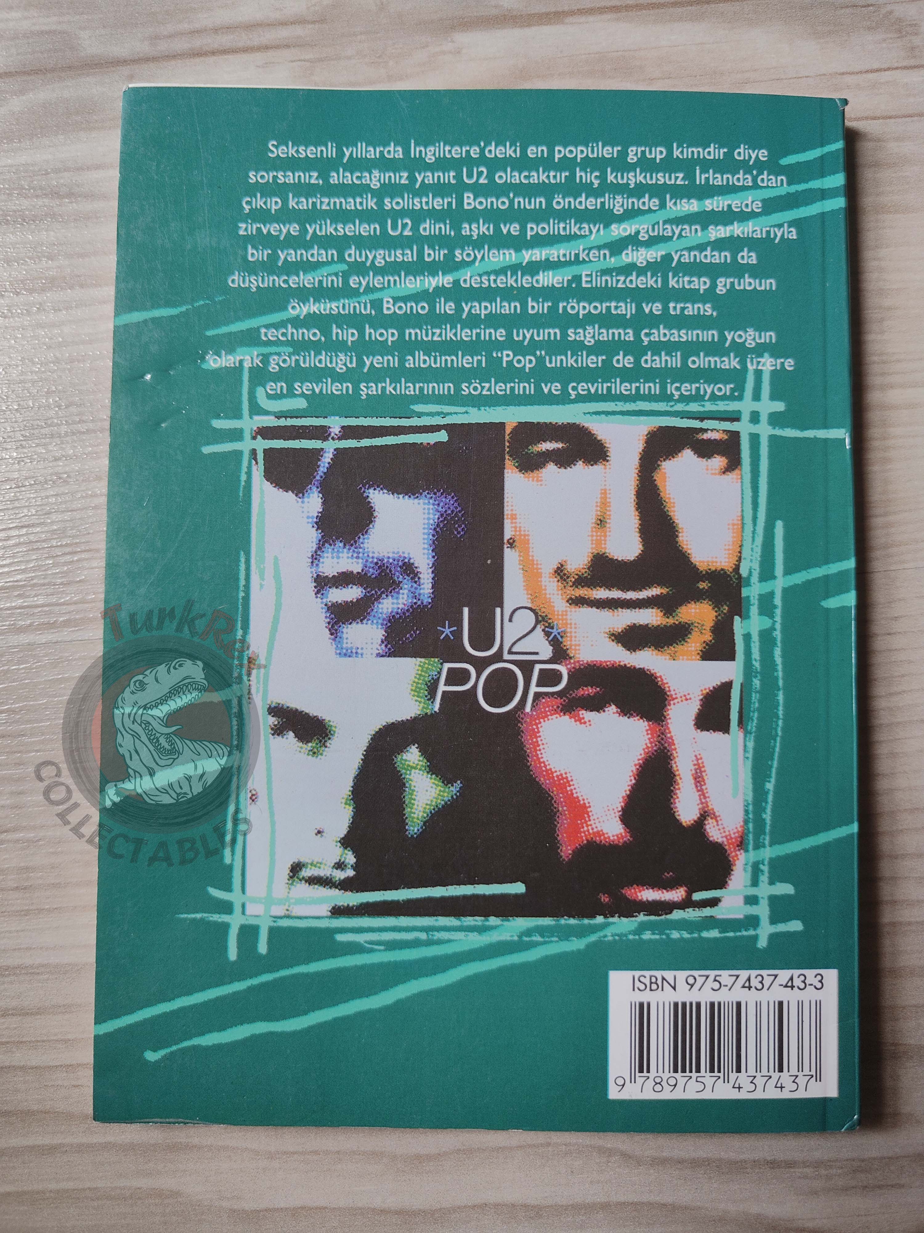 U2 Biography Book 1997 1st by Turkish Writer Book Turkey