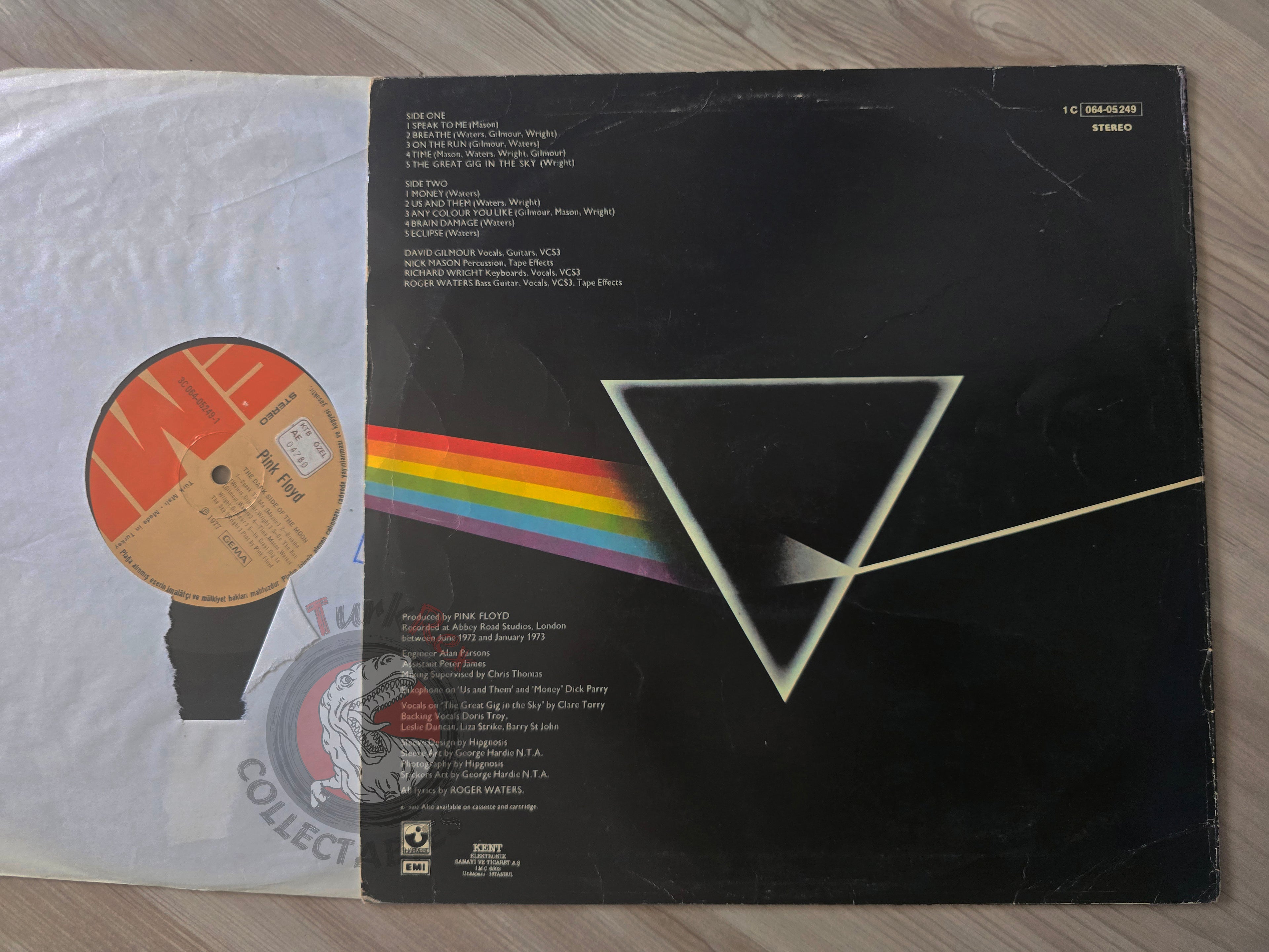 Pink Floyd – The Dark Side Of The Moon Turkish Pressing Vinyl Turkey Edition