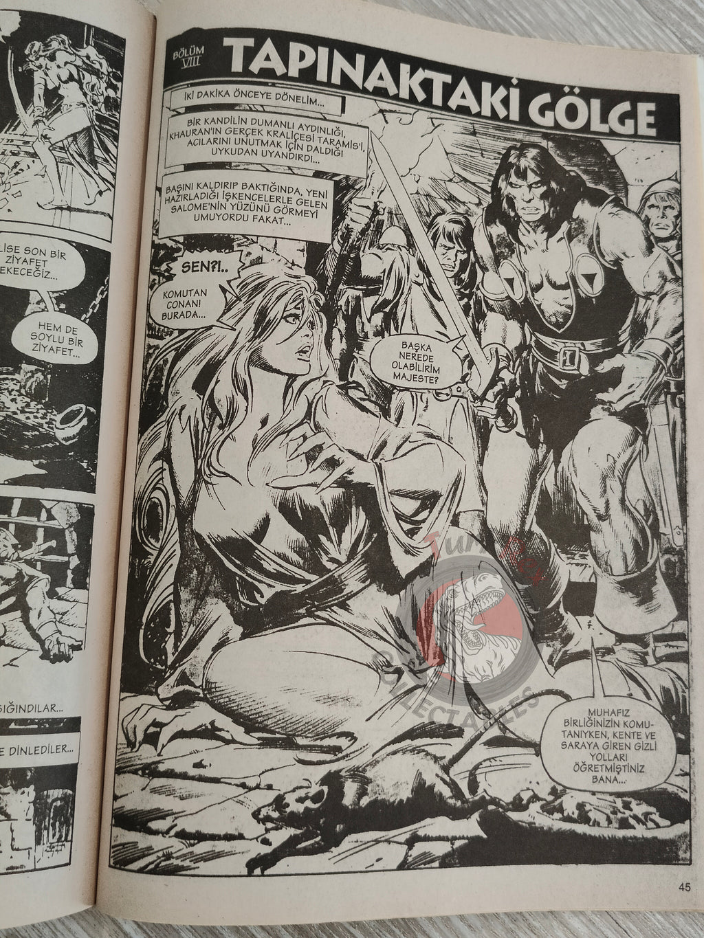 Conan #4 The Savage Sword of Conan #5 #6 Turkish Comic Turkey