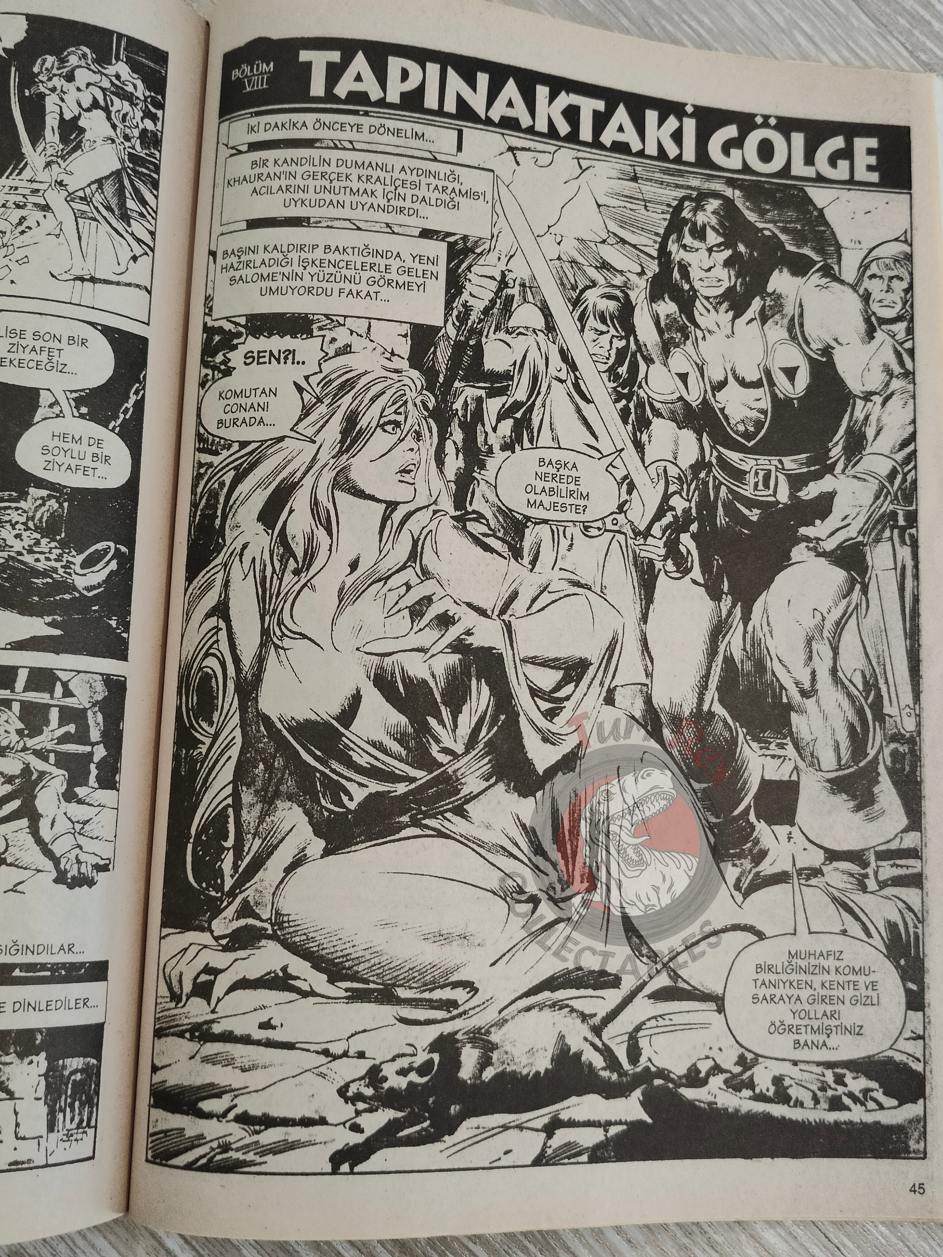 Conan #4 The Savage Sword of Conan #5 #6 Turkish Comic Turkey