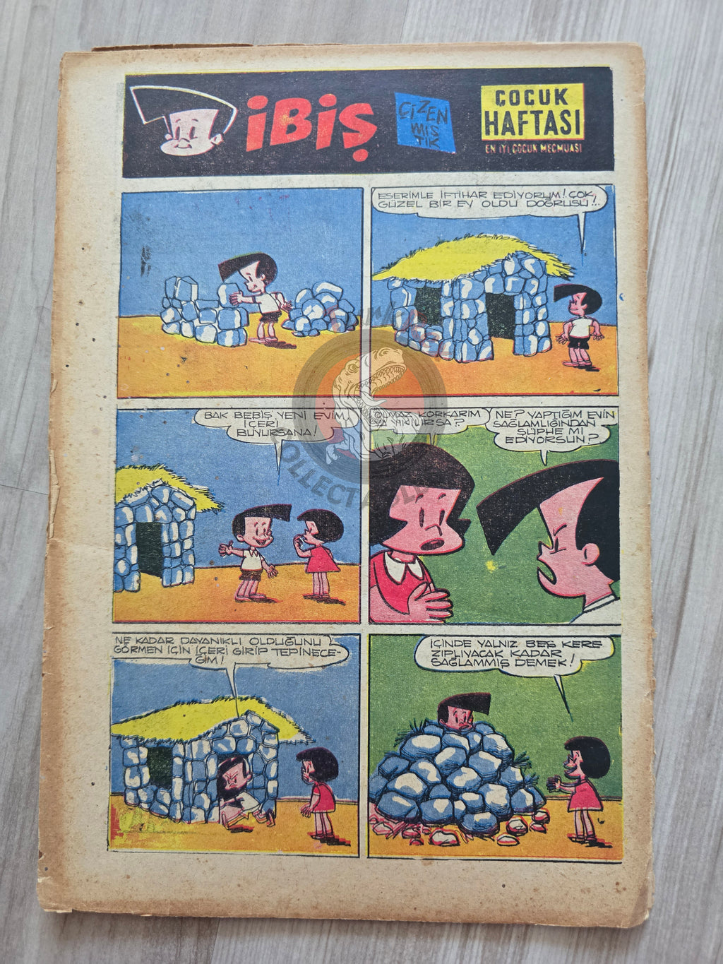 Çocuk Haftası Magazine 1962 Hansel and Gretel Turkish Comic Turkey