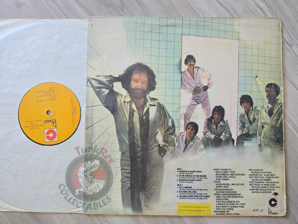Giorgio Moroder – Knights In White Satin Turkish Pressing Vinyl Turkey Edition