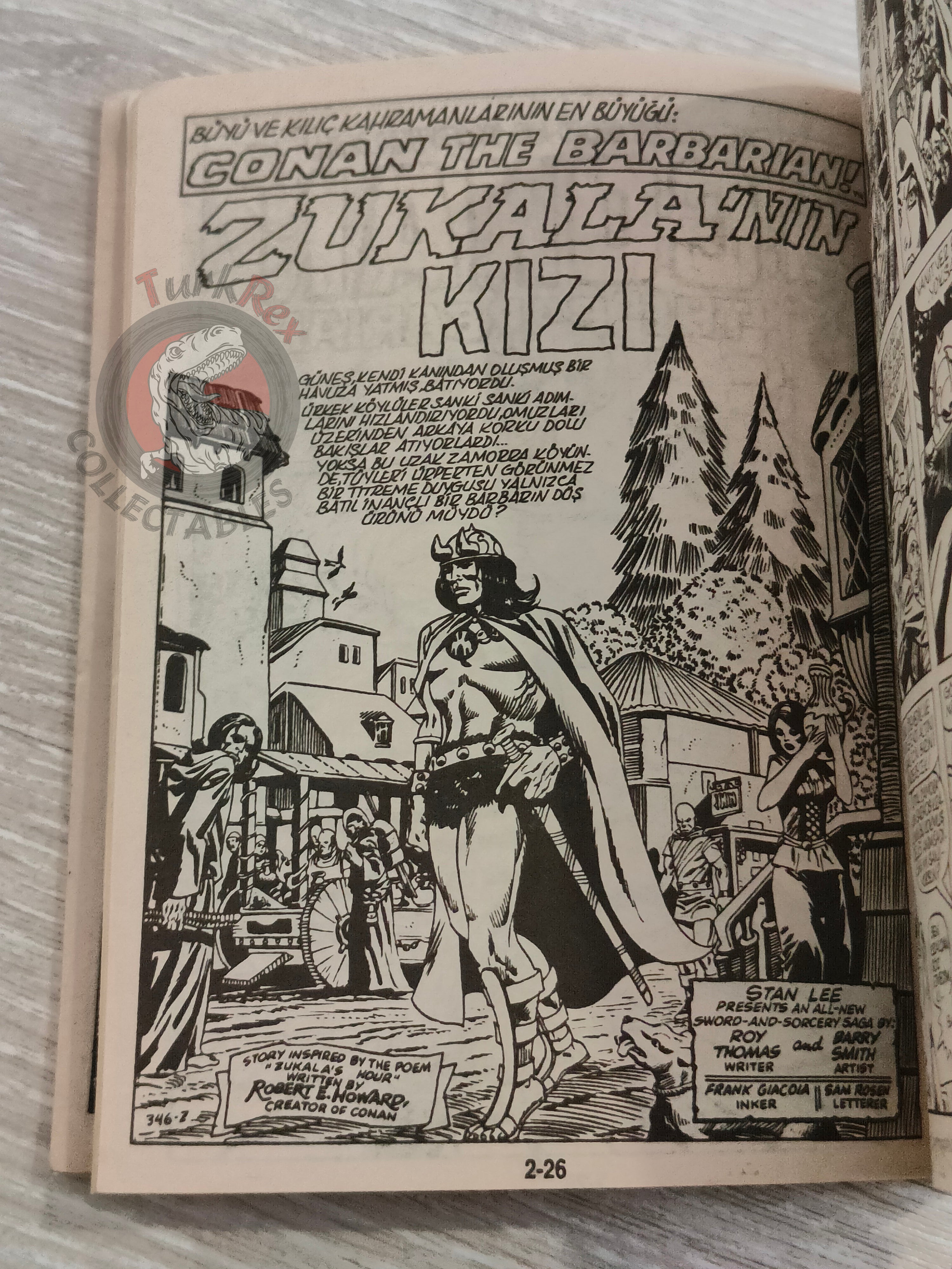 Conan The Barbarian #1 1994 #1-9  Turkish Comic Turkey