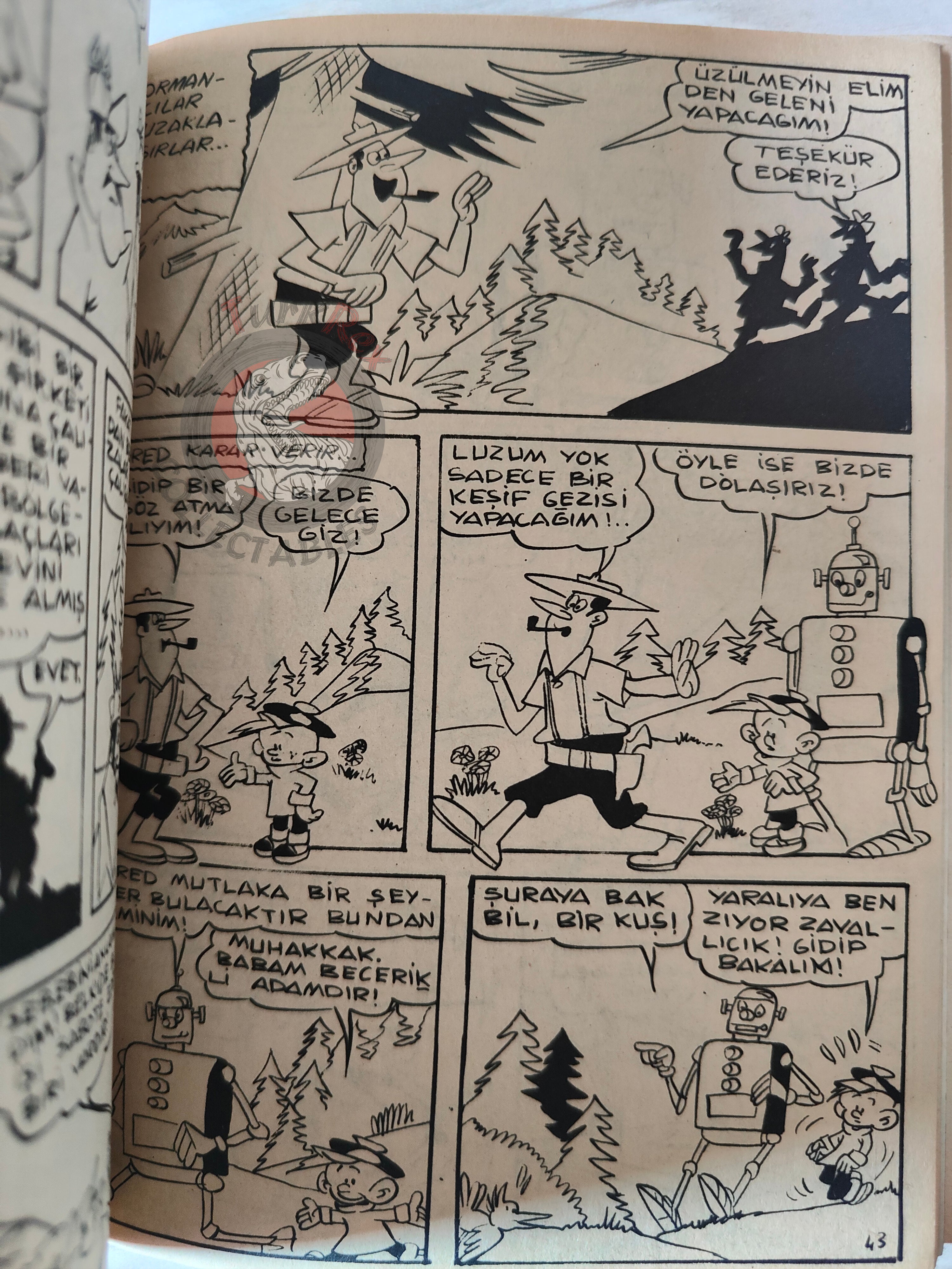 Lucky Luke #8 Contre Joss Jamon 1972 Turkish Comic Turkey Le Vieux Nick Boule et Bill