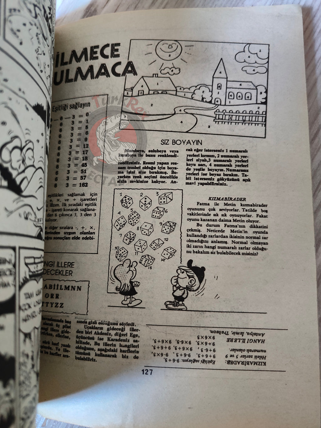 Tintin – King Ottokar’s Sceptre mid 1980s Turkish Edition Comic Turkey 1