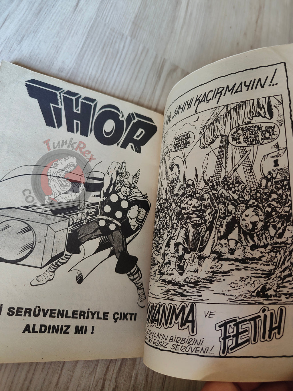 Tintin – The Blue Lotus mid 1980s Turkish Edition Comic Turkey 2