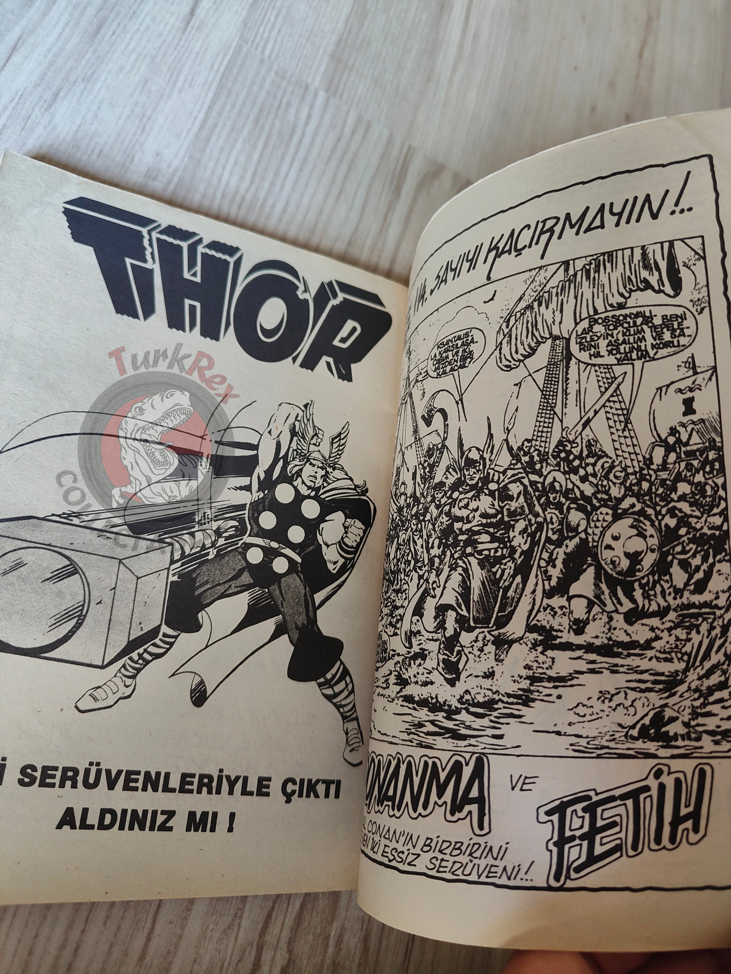 Tintin – The Blue Lotus mid 1980s Turkish Edition Comic Turkey 2