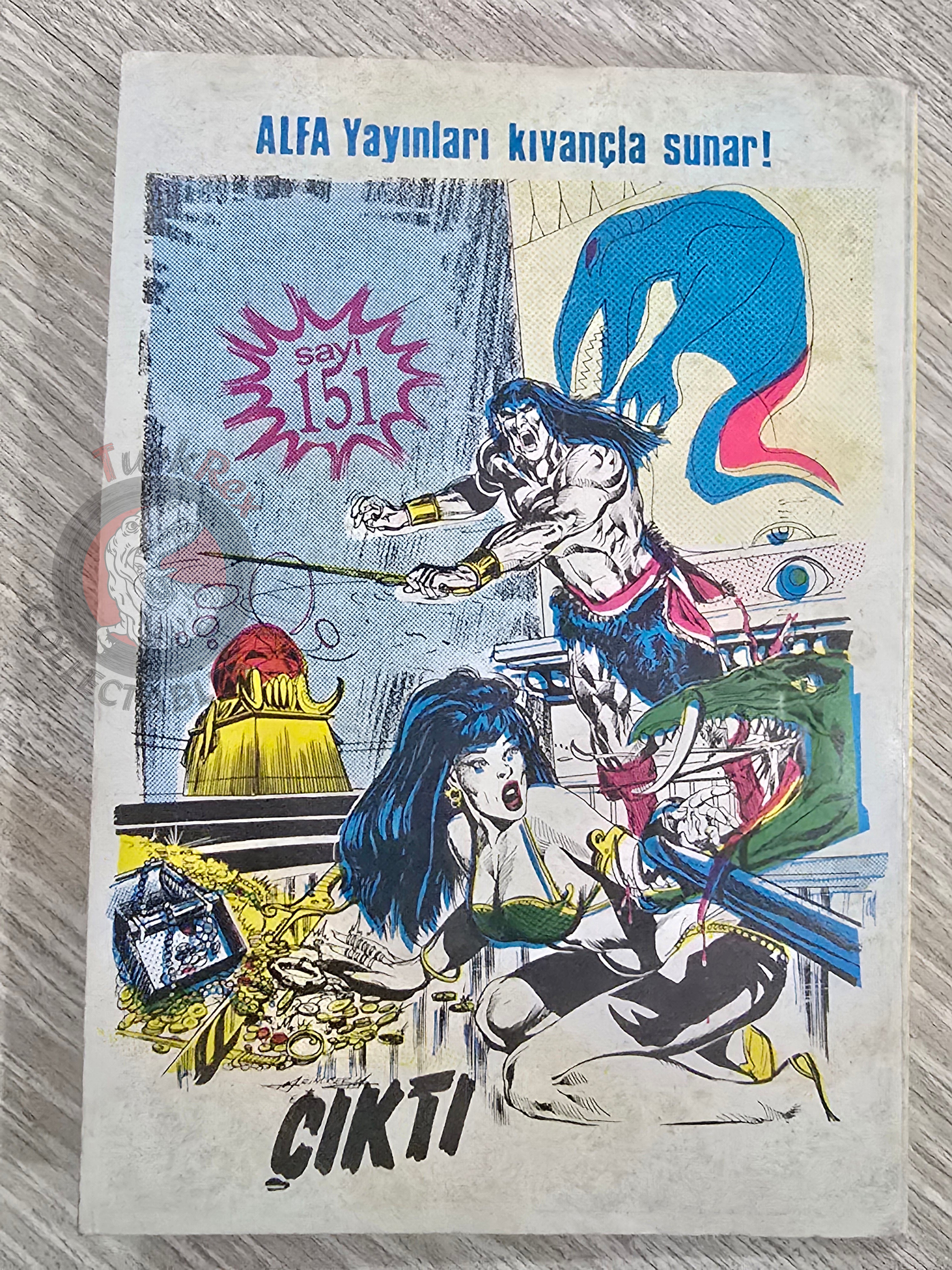 Red Sonja Summer Special Issue 1987 Turkish Comic Turkey Cover #2 - Indiana Jones #15 #16
