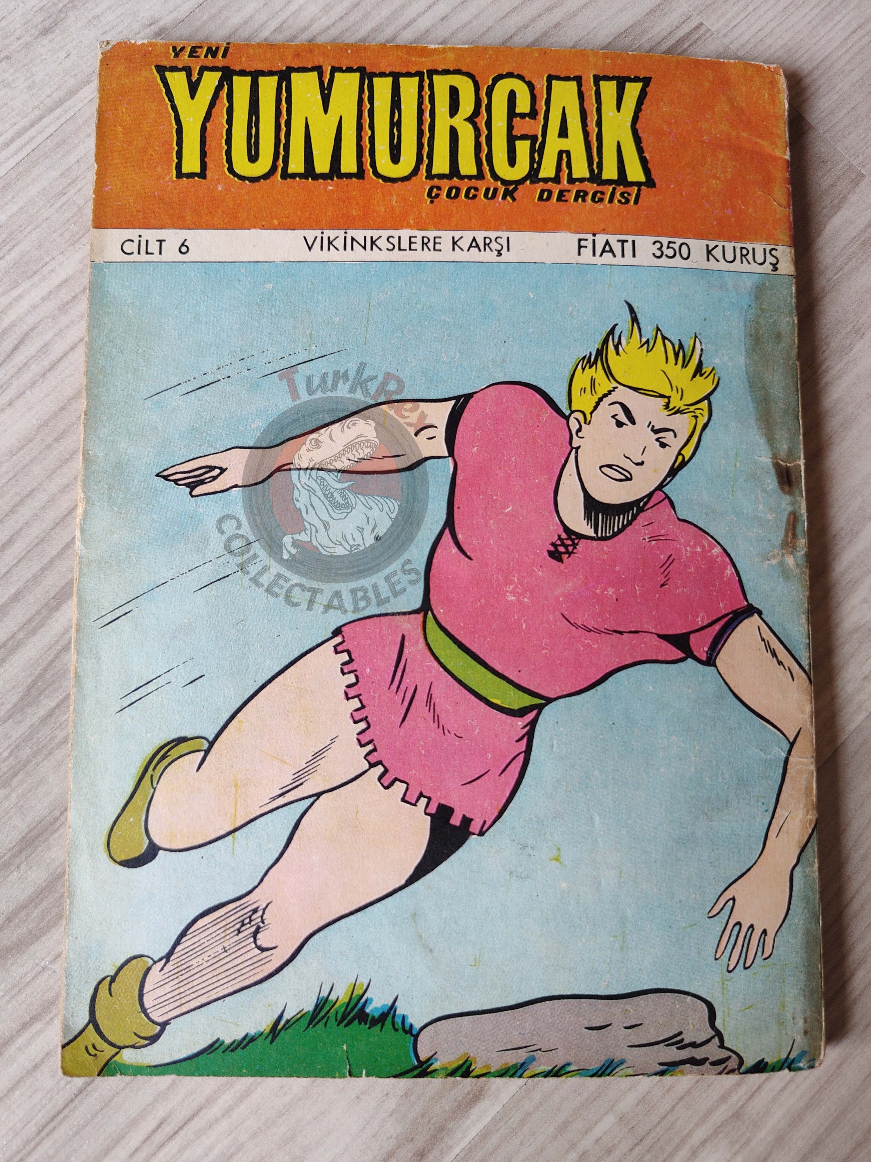 Belloy - Chevalier sans armure 1970 Turkish Comic Turkey Uderzo Yumurcak Mag #6
