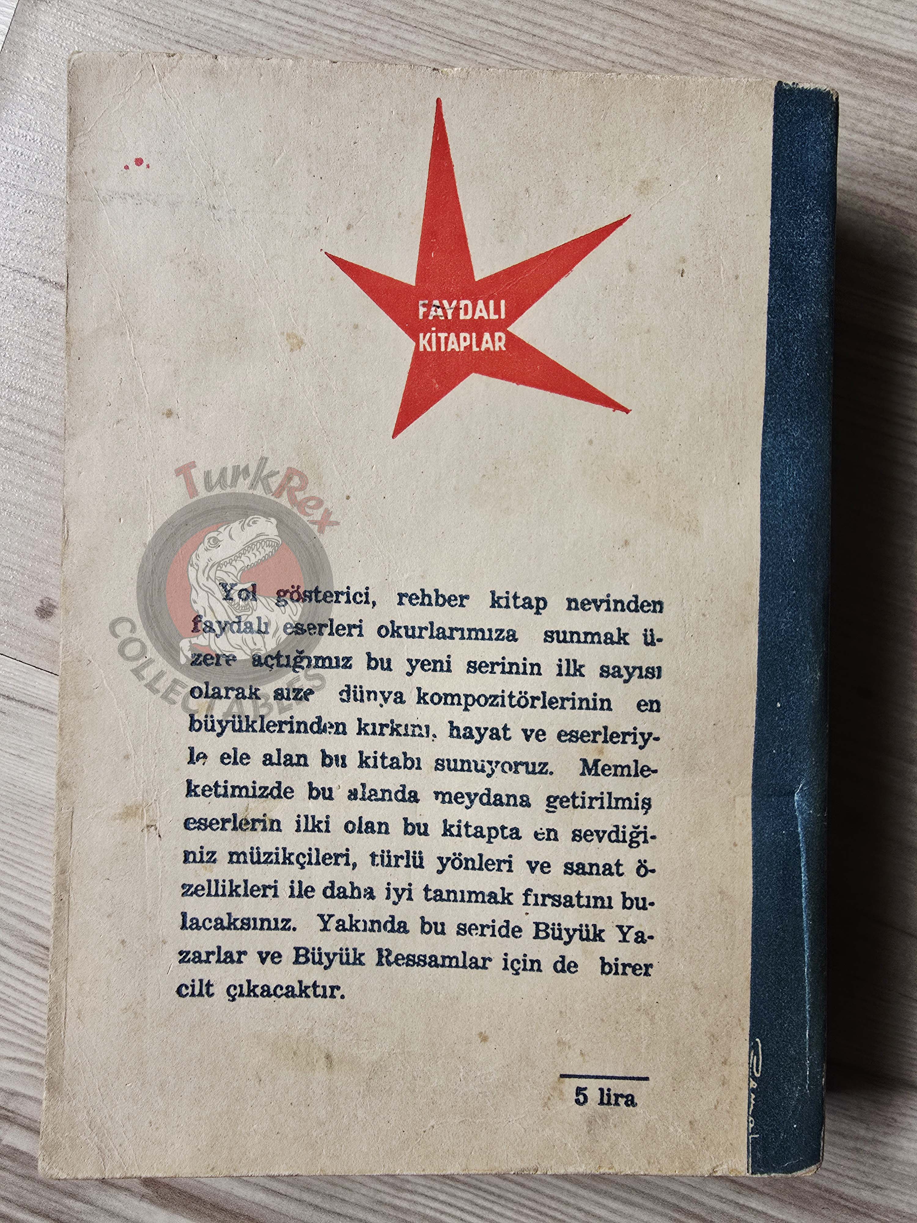 Great Composers 1959 1st by Turkish Writer Book Turkey Classical Music Bach Haydn