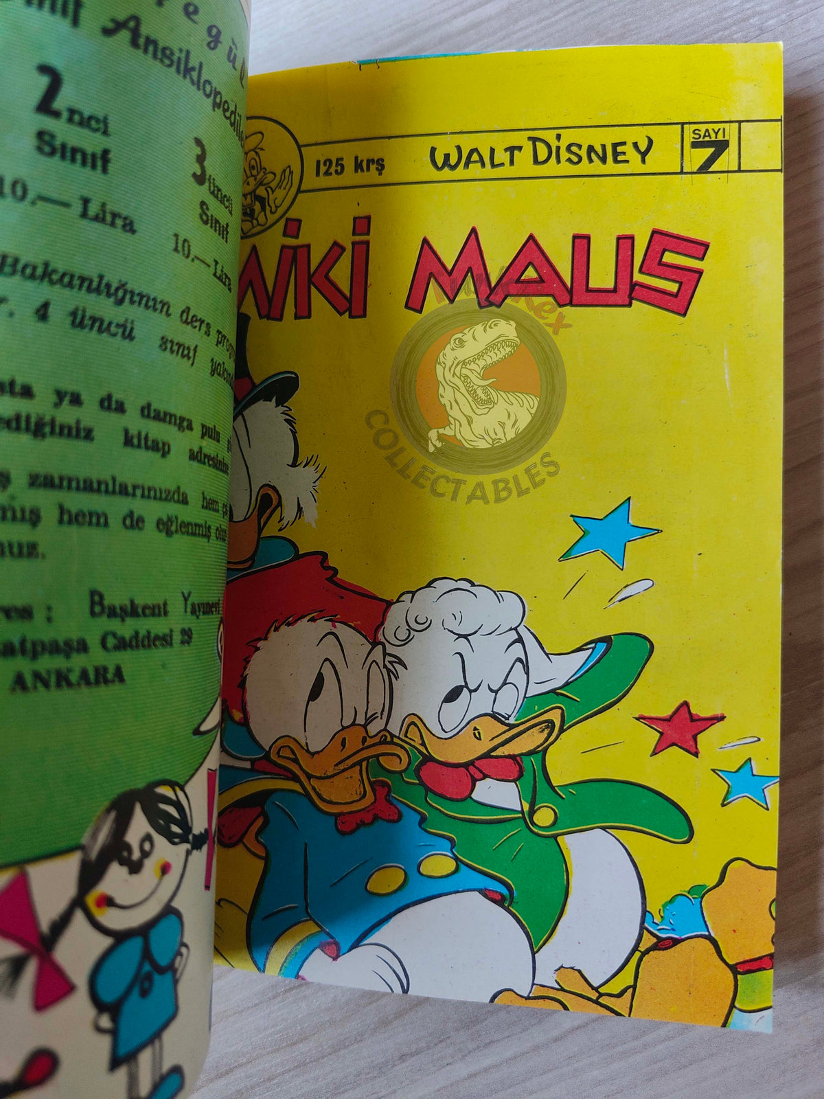 Mickey Mouse Mag Volume #2 1970 Turkish Comic Turkey Walt Disney Donald Duck