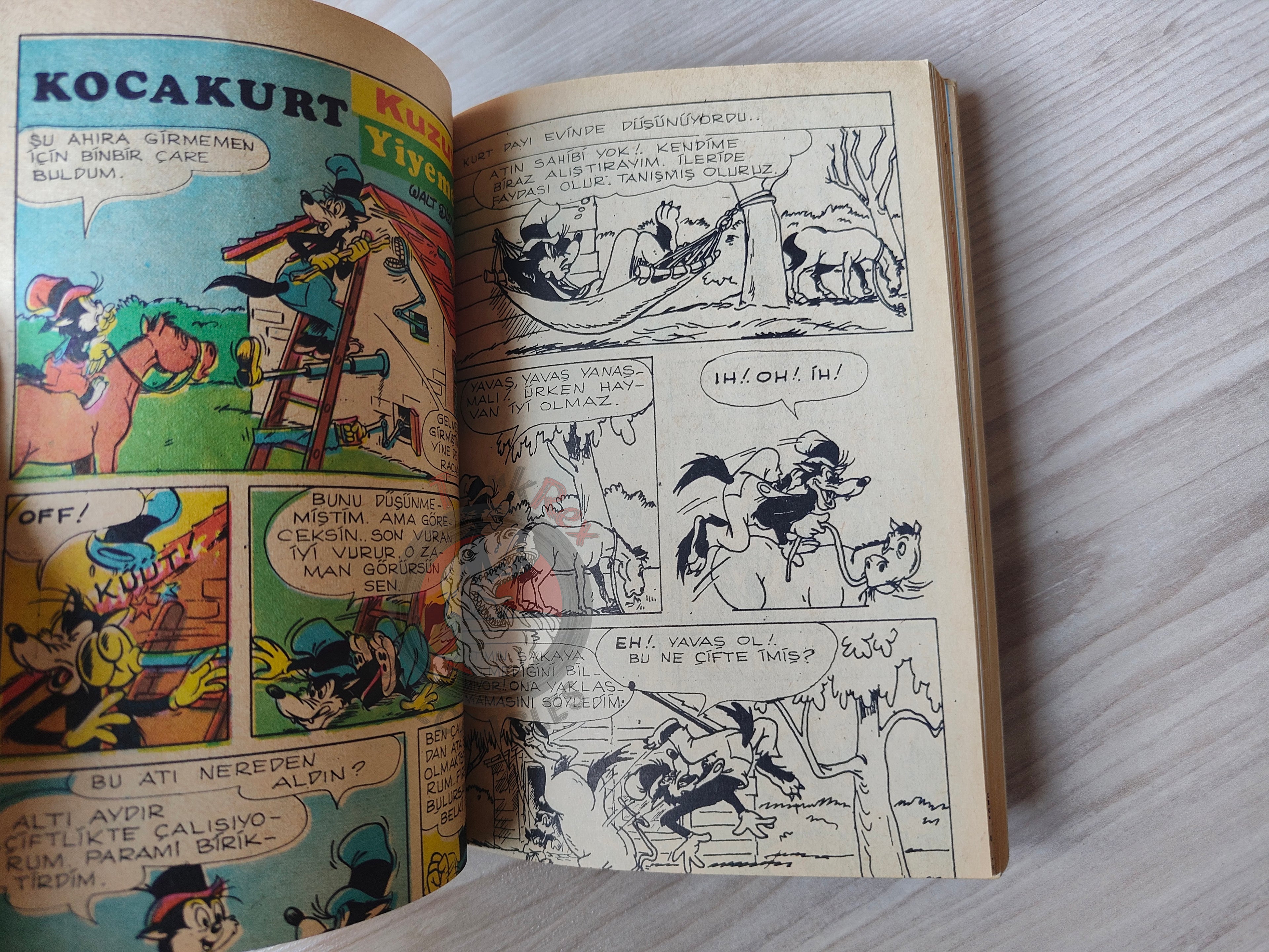 Mickey Mouse Mag Volume #2 1970 Turkish Comic Turkey Walt Disney Donald Duck