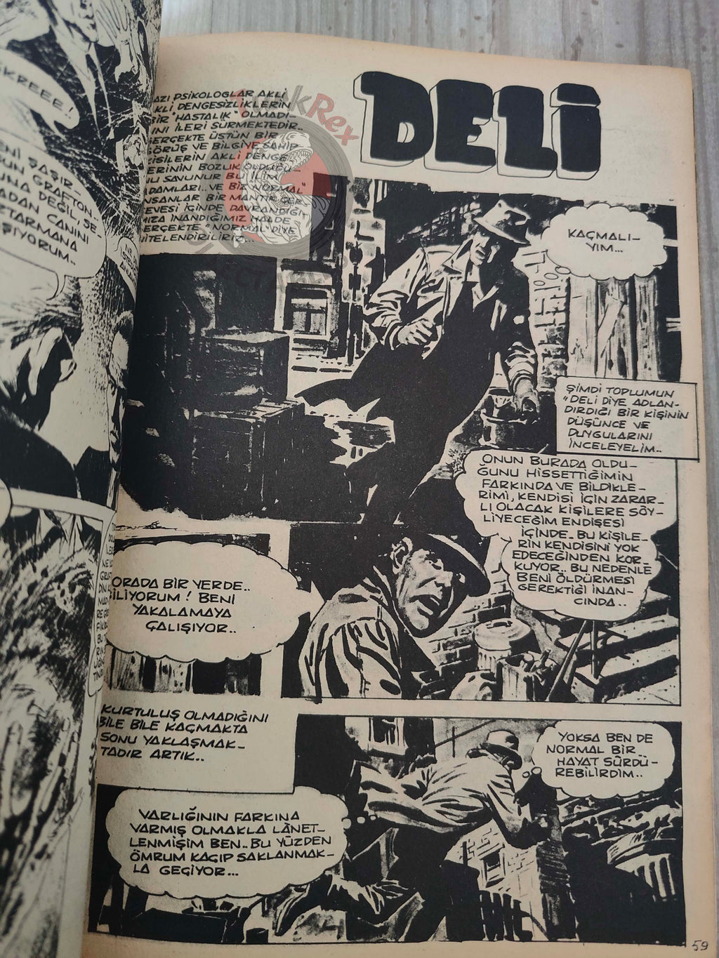 Korku January 1973 Turkish Comic Turkey Vampirella #19 Warren Creepy Eerie