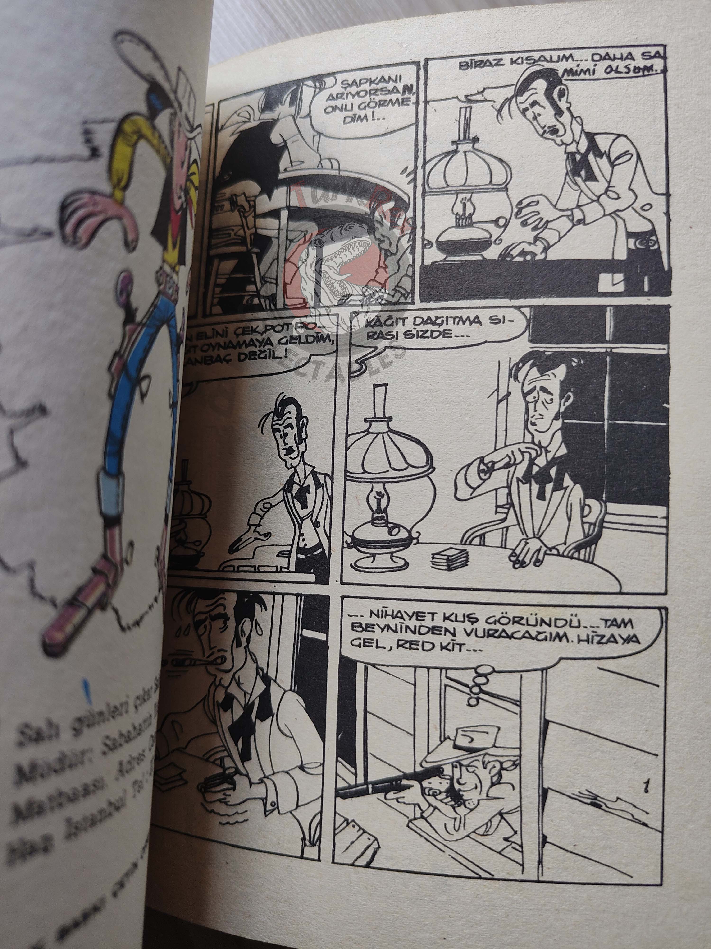Lucky Luke #17 Contre Pat Poker 1973 Turkish Comic Turkey Le Vieux Nick