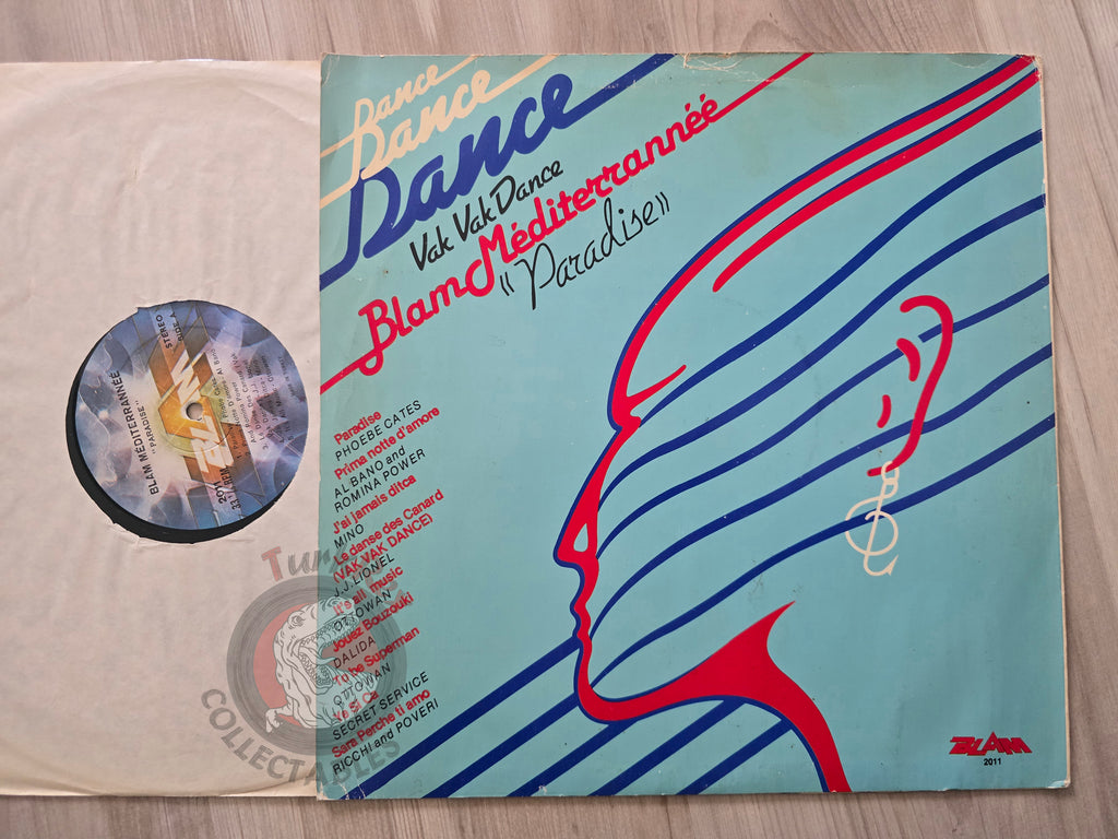 Various – Blam Méditerranée Turkish Pressing Vinyl Turkey Edition Dalida