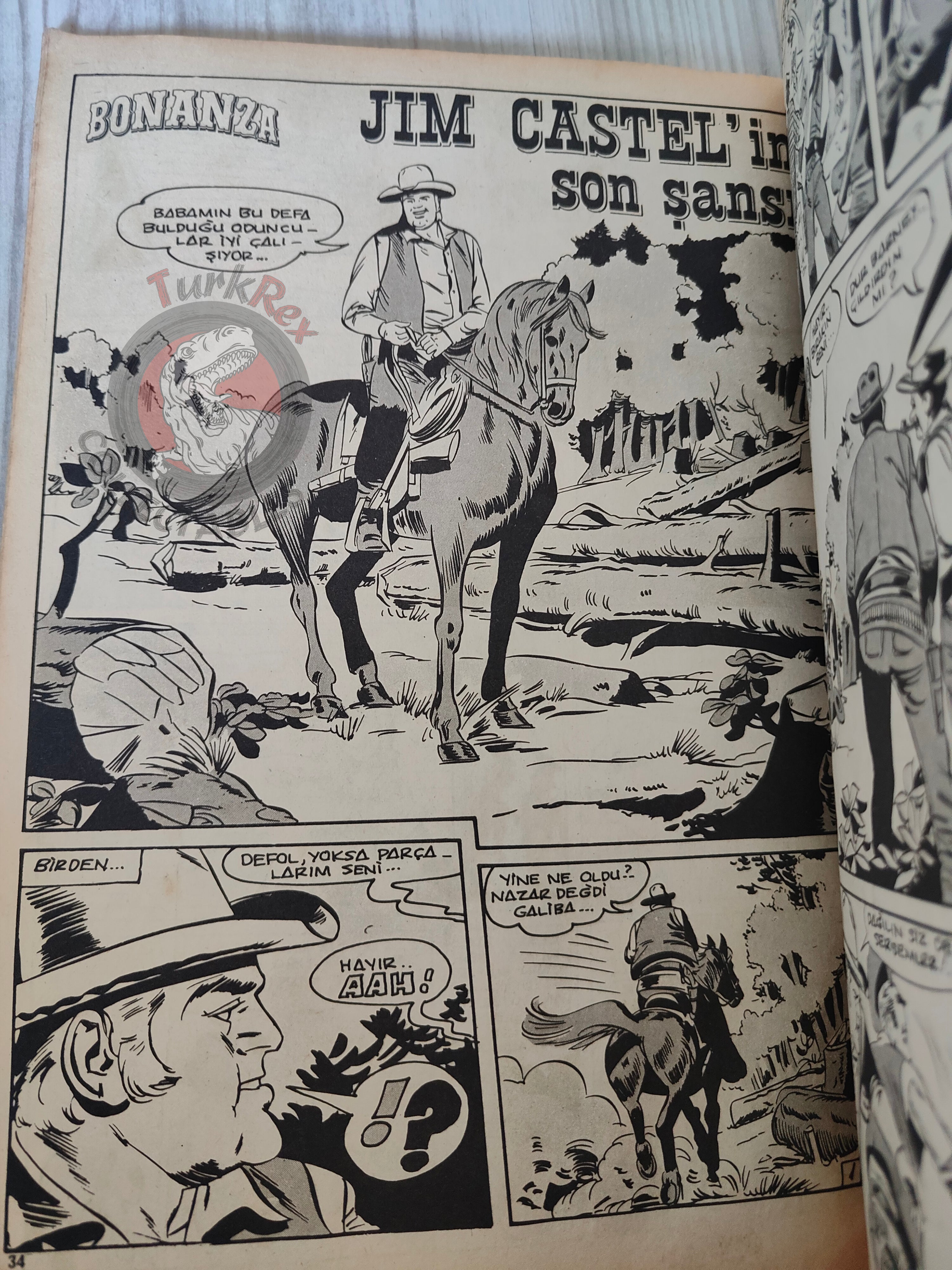 Bonanza – Volume 1 70s Turkish Comic Turkey Huckleberry Hound
