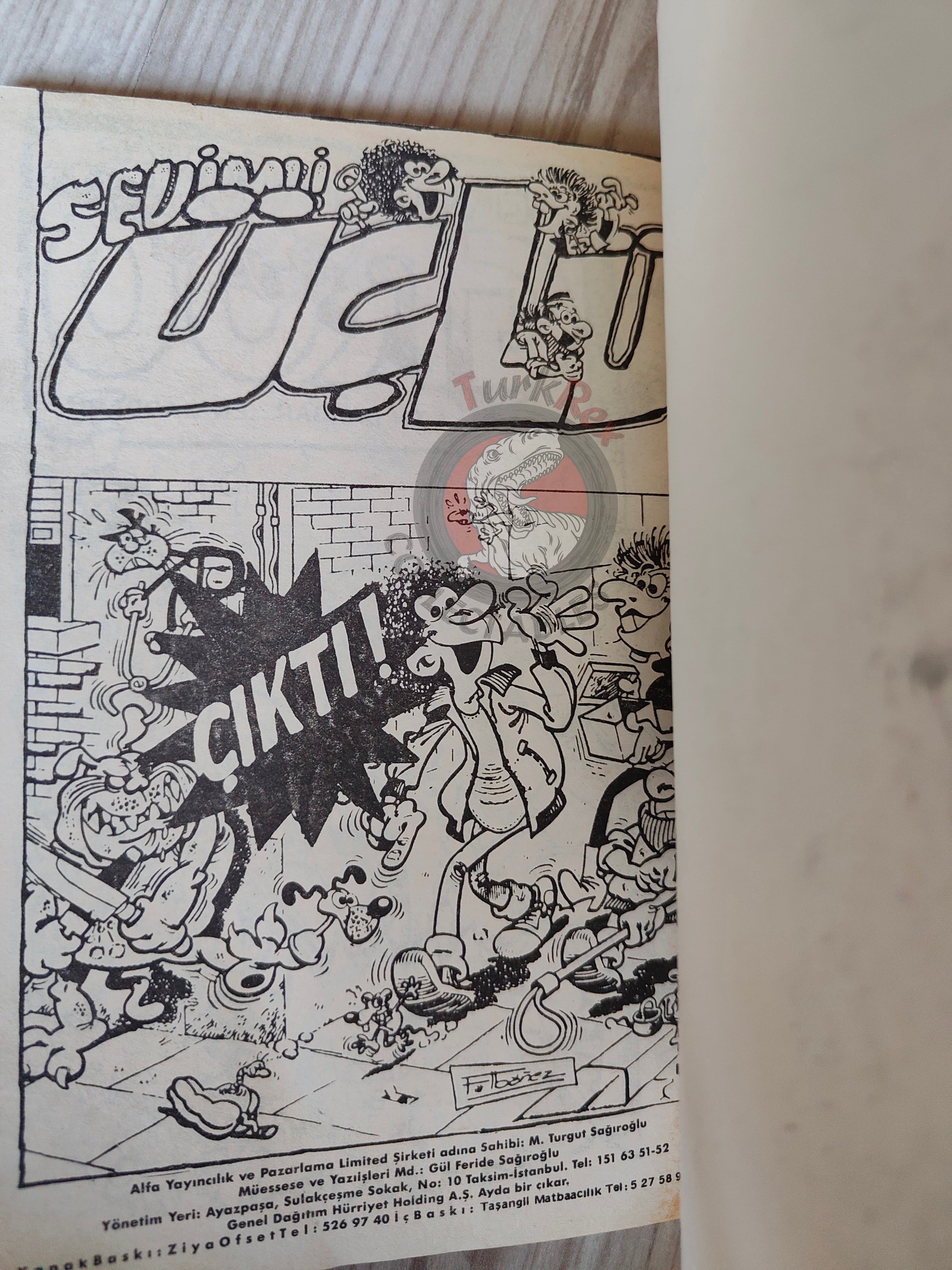 Tintin – Cigars of the Pharaoh mid 1980s Turkish Edition Comic Turkey 2