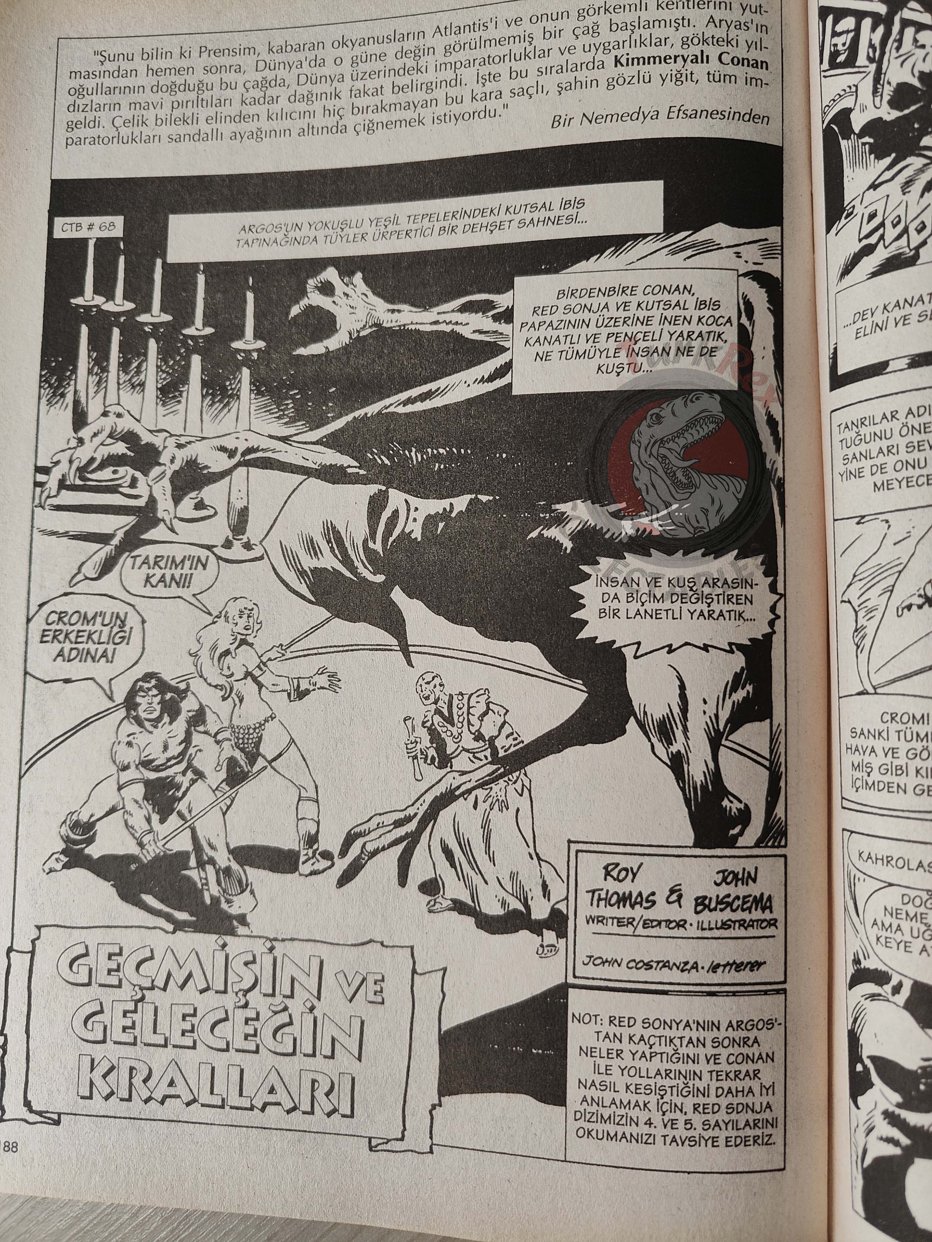 Conan The Barbarian #3 2001 Turkish Comic Turkey #65 #66 #67 #68