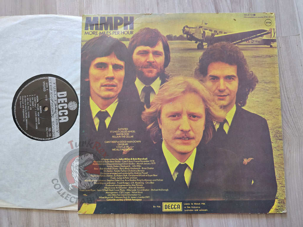 John Miles – MMPH - More Miles Per Hour Turkish Pressing Vinyl Turkey Edition
