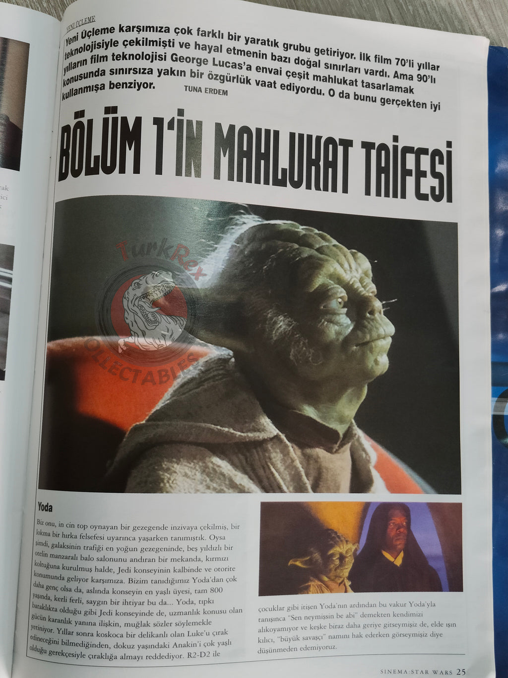 Star Wars – Episode I: The Phantom Menace 1999 Special Companion Book Turkish Turkey
