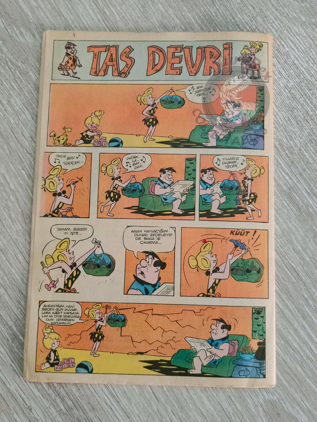 Doğan Kardeş 1971 Magazine #30 Turkish Comic Turkey William Tell Alice In Wonderland Flintstones