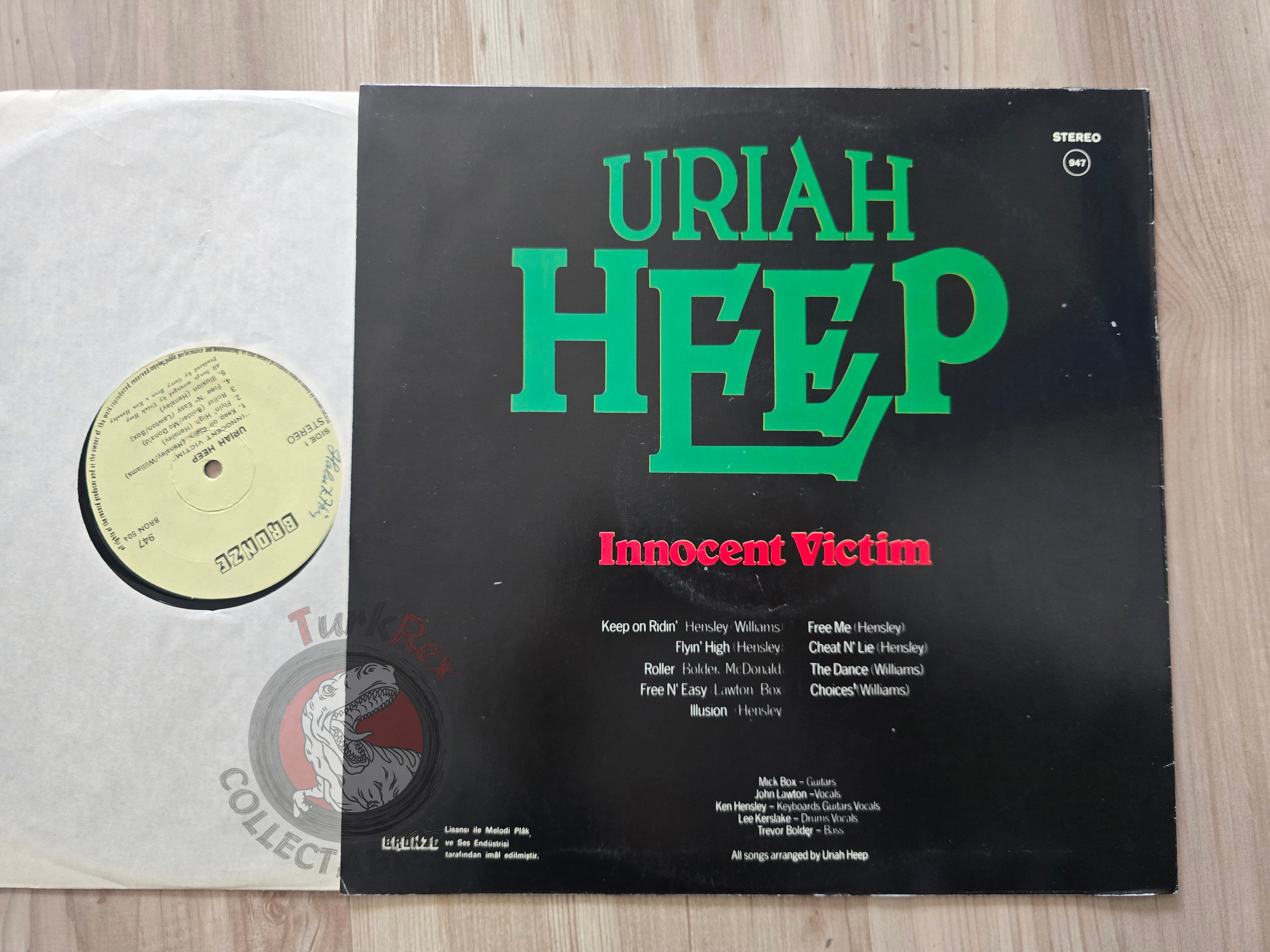 Uriah Heep – Innocent Victim Turkish Pressing Vinyl Turkey Edition 2