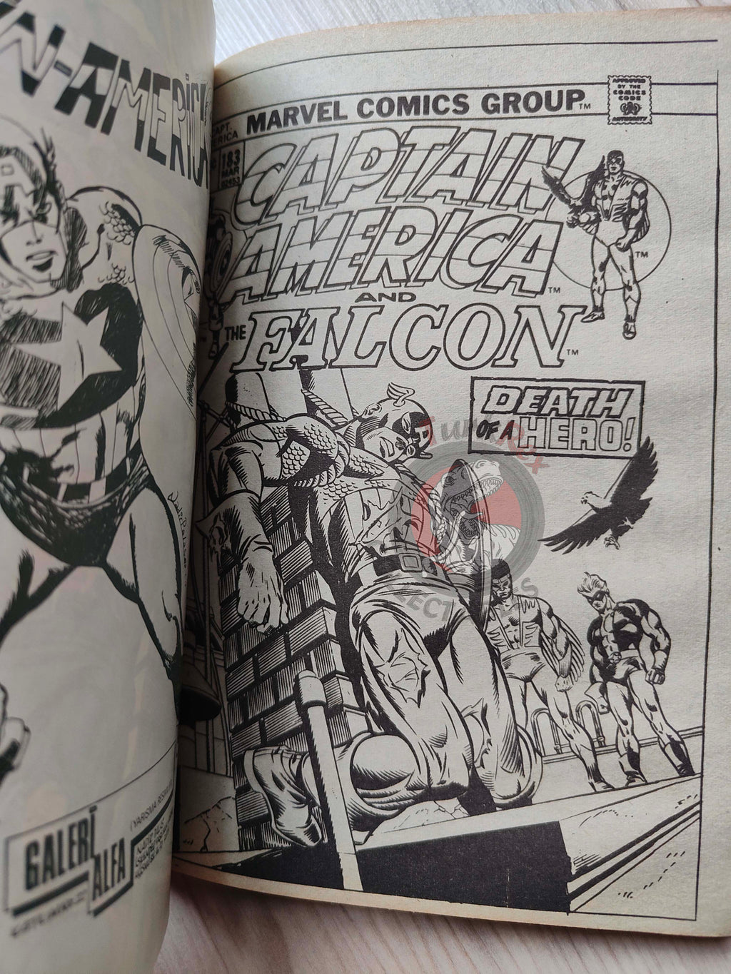 Captain America – Volume 4 1989 Turkish Comic Turkey Falcon