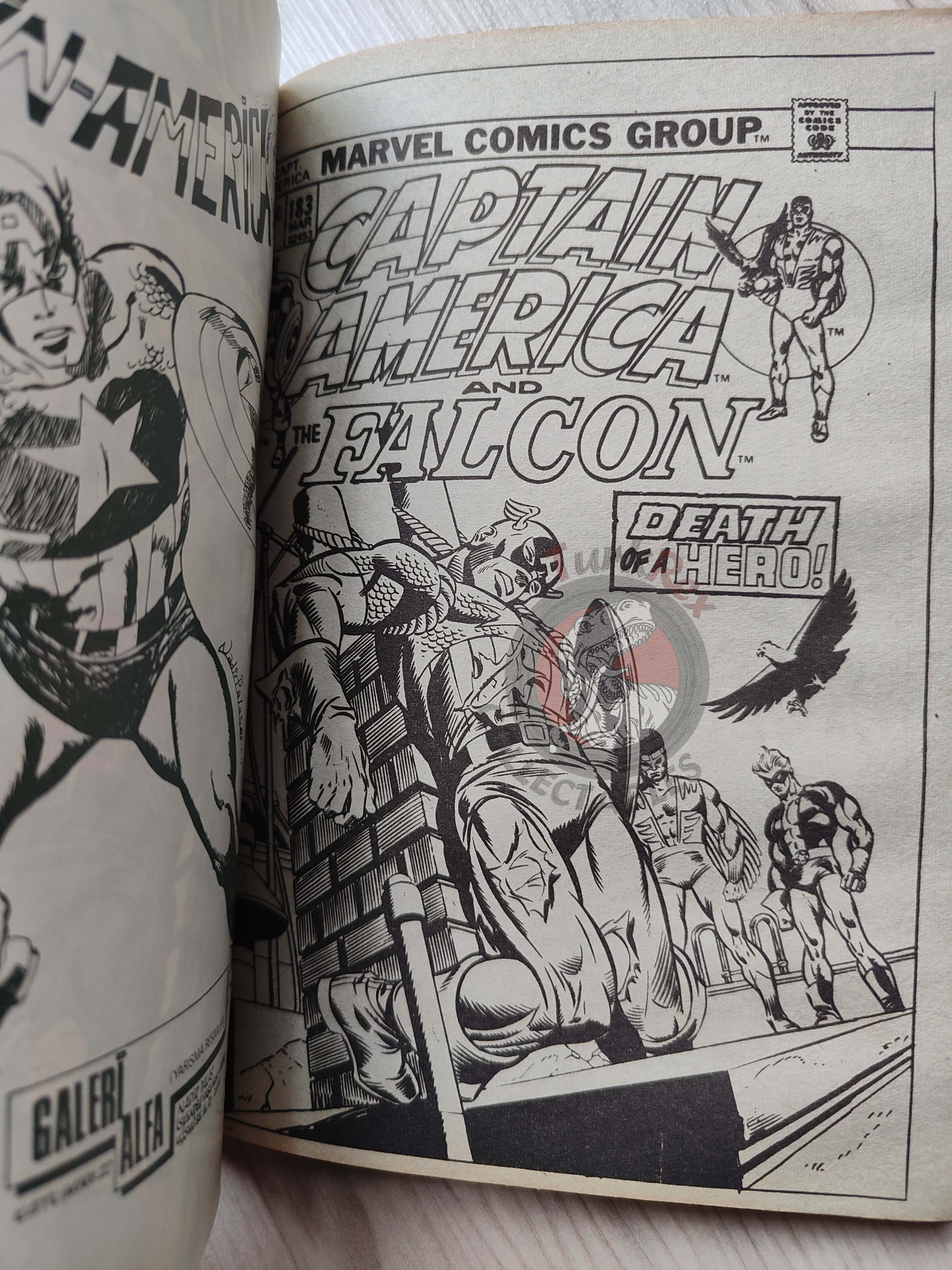 Captain America – Volume 4 1989 Turkish Comic Turkey Falcon