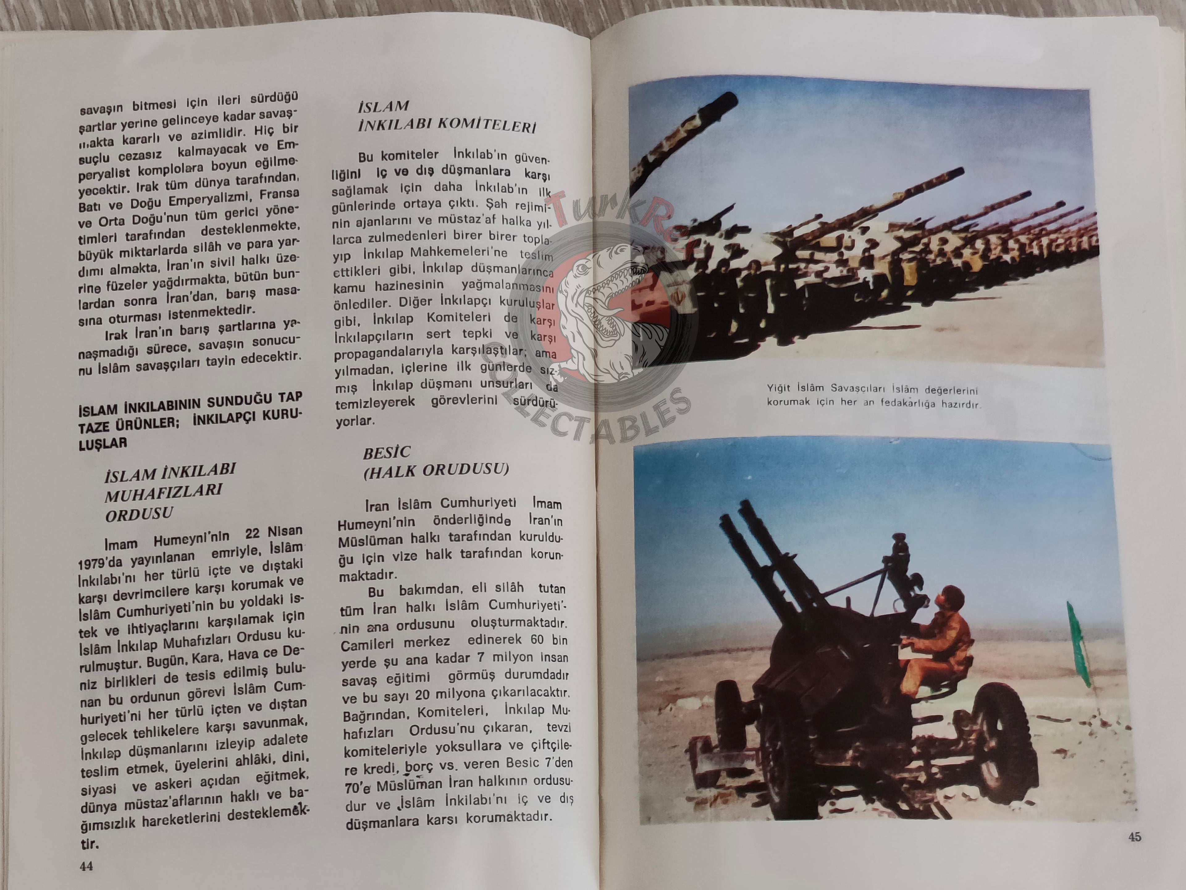 Introducing the Islamic Republic of Iran 1980s Turkish Book Propaganda Persia Ruhollah Khomeini