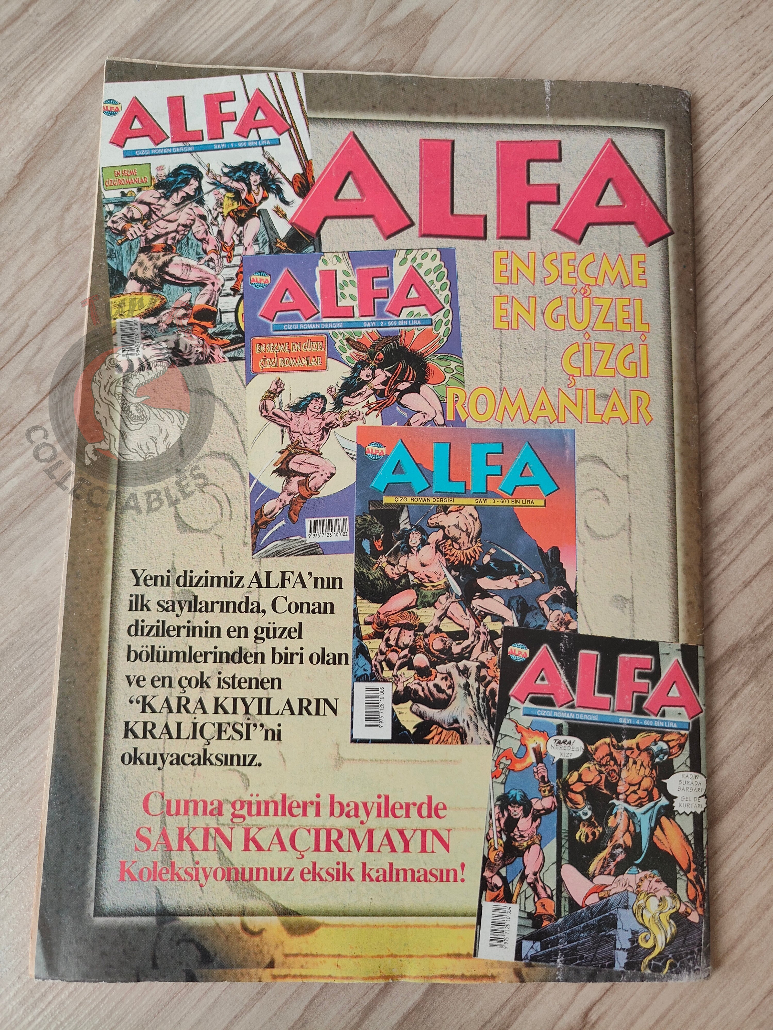 Conan The Barbarian #7 2001 Turkish Comic Turkey #80 #81 #82