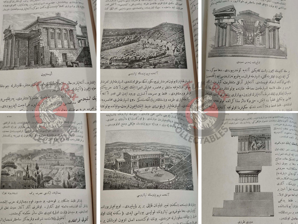 Ottoman 1912 Comprehensive World History Vol 2 Ancient Greece with Maps Ahmed Refik