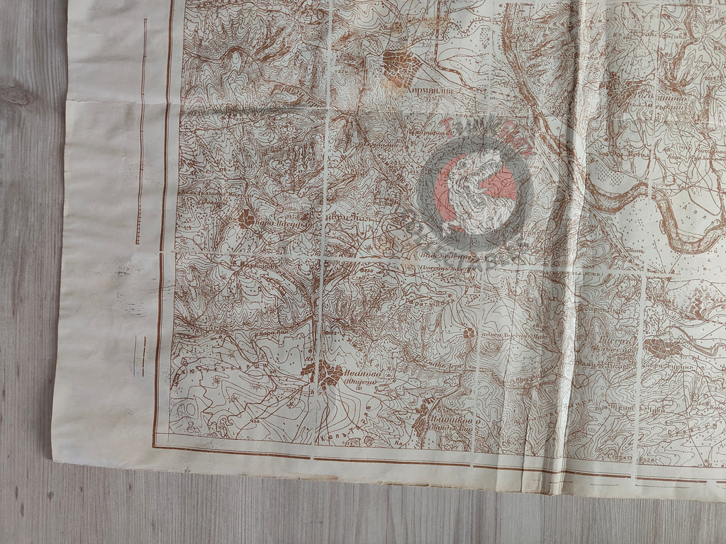 Basra Vilayet Ottoman Map 1915 General Staff of the Ottoman Army Kuwait Iraq Middle East WW1 Saudi Arabia