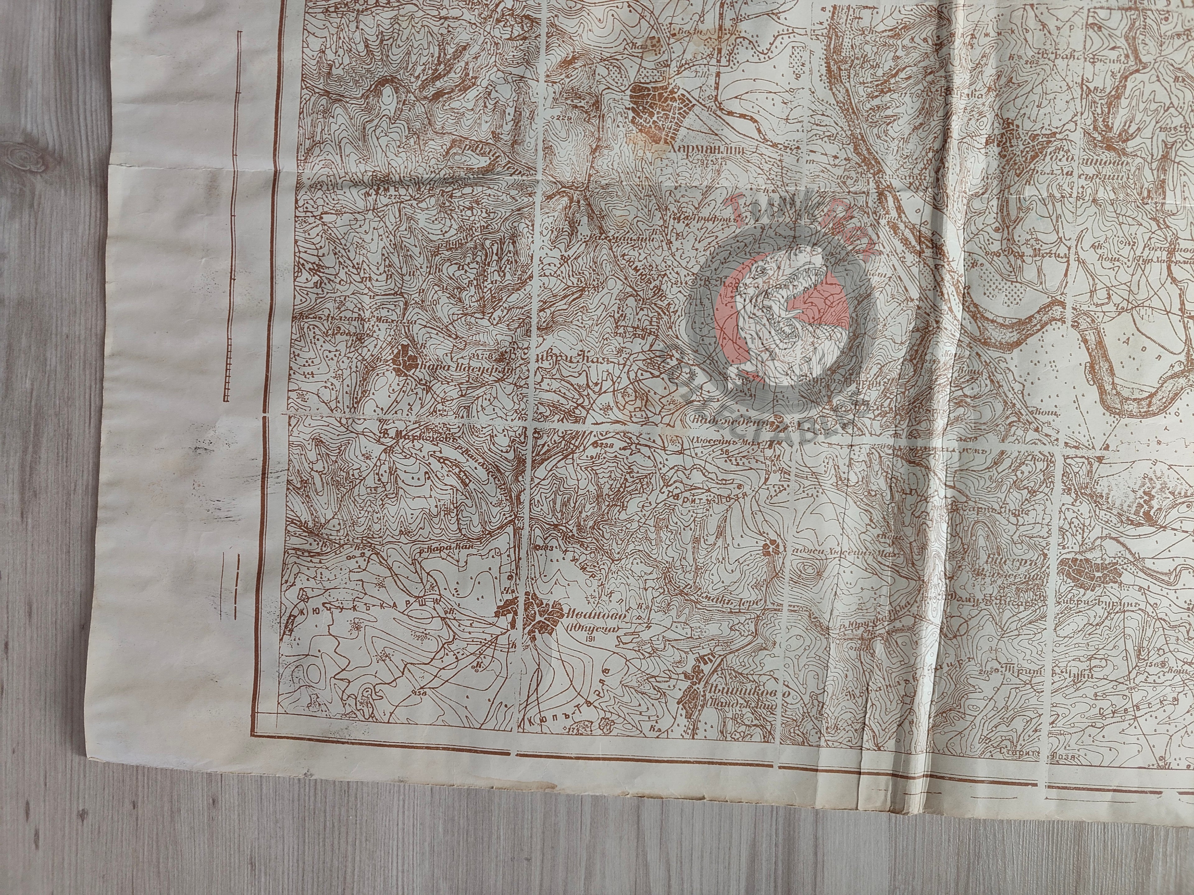 Basra Vilayet Ottoman Map 1915 General Staff of the Ottoman Army Kuwait Iraq Middle East WW1 Saudi Arabia