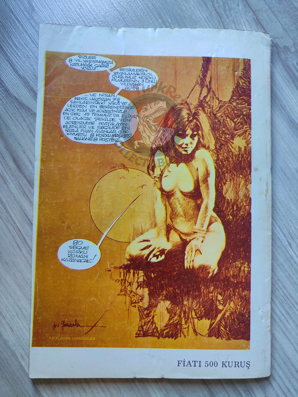 Korku May 1975 Turkish Comic Turkey Vampirella #37 Warren Creepy Eerie