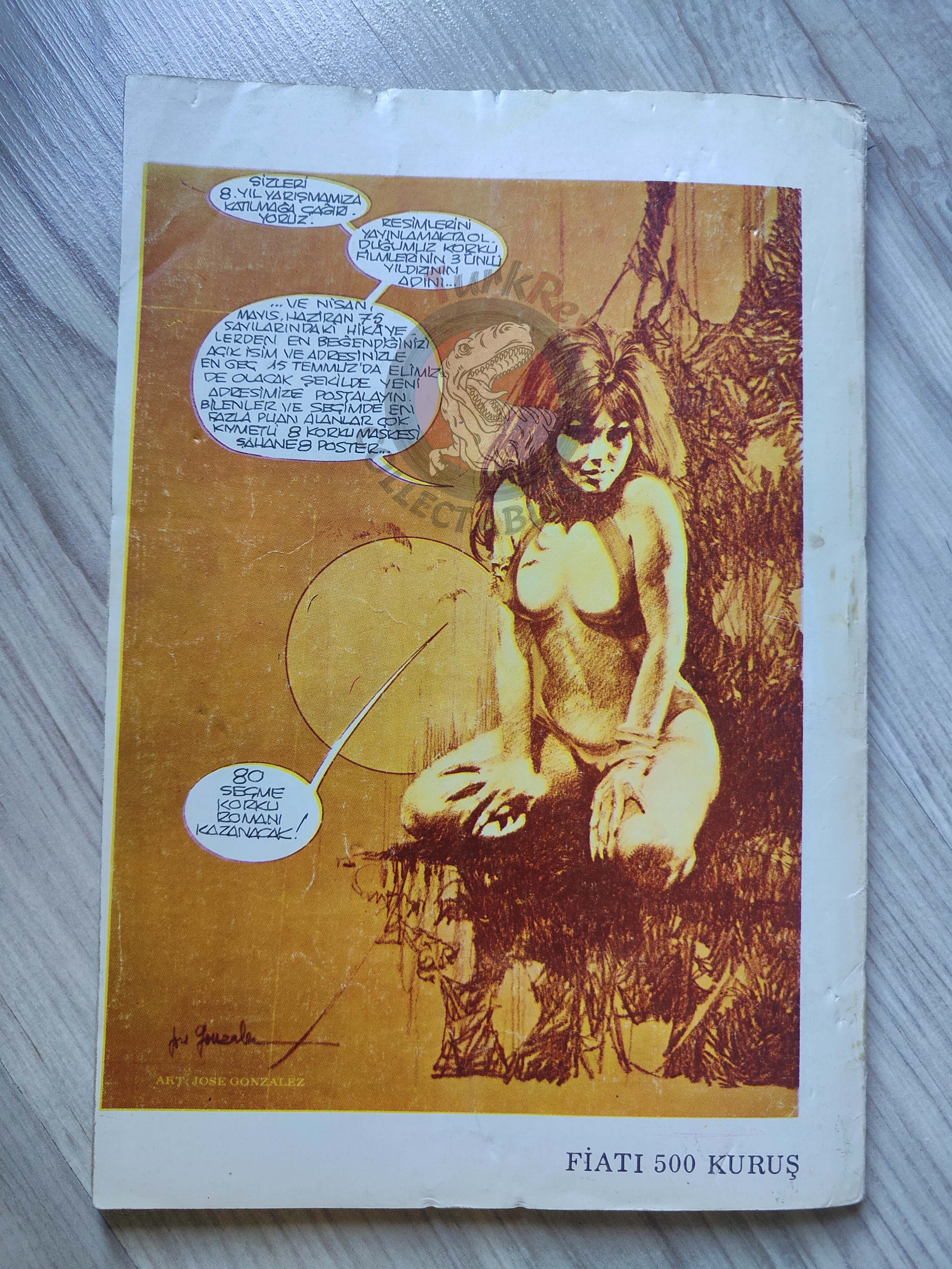 Korku May 1975 Turkish Comic Turkey Vampirella #37 Warren Creepy Eerie