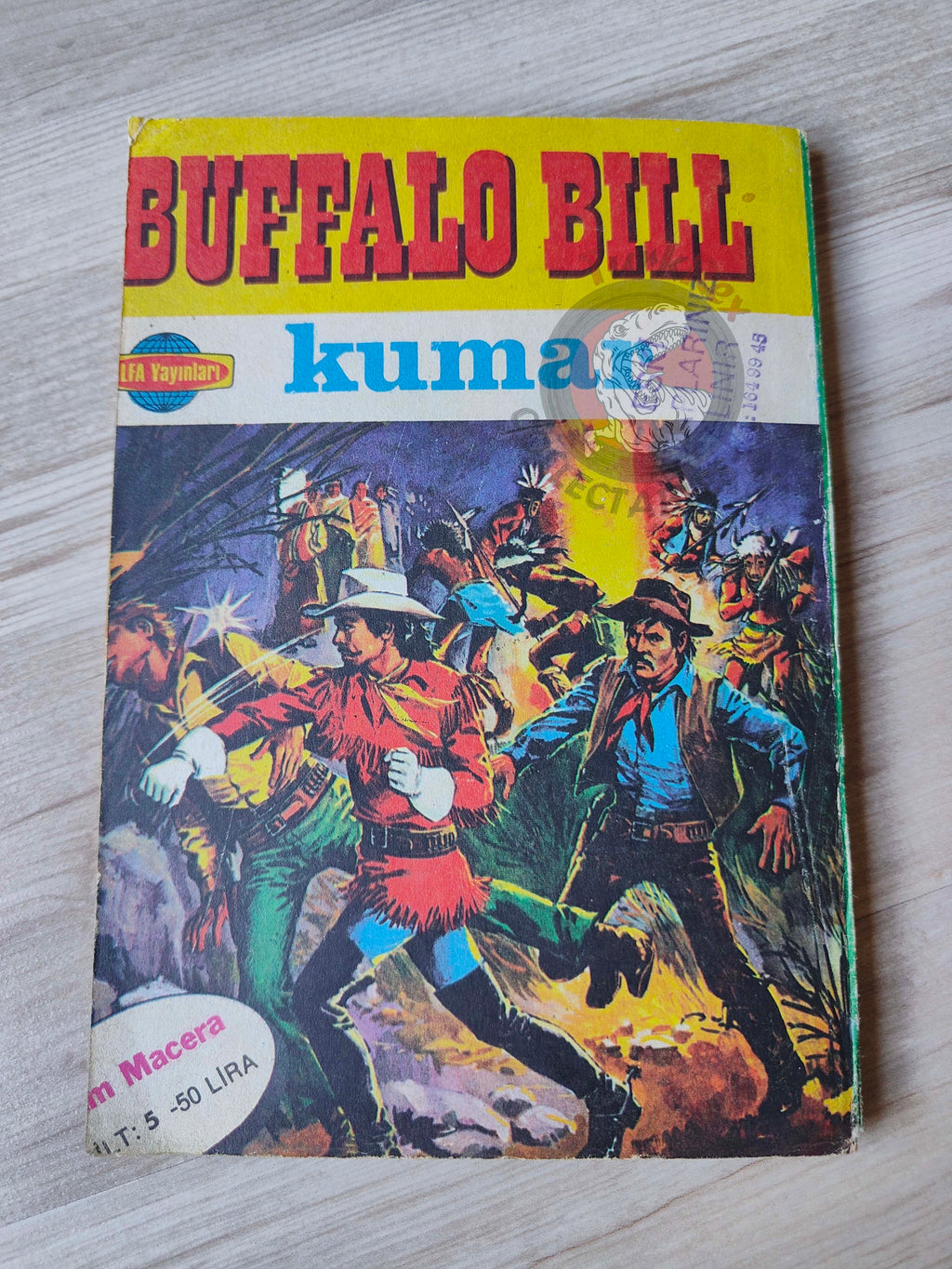 Buffalo Bill  –  Volume  #5 1981 Turkish Comic Turkey Geronimo Zorro