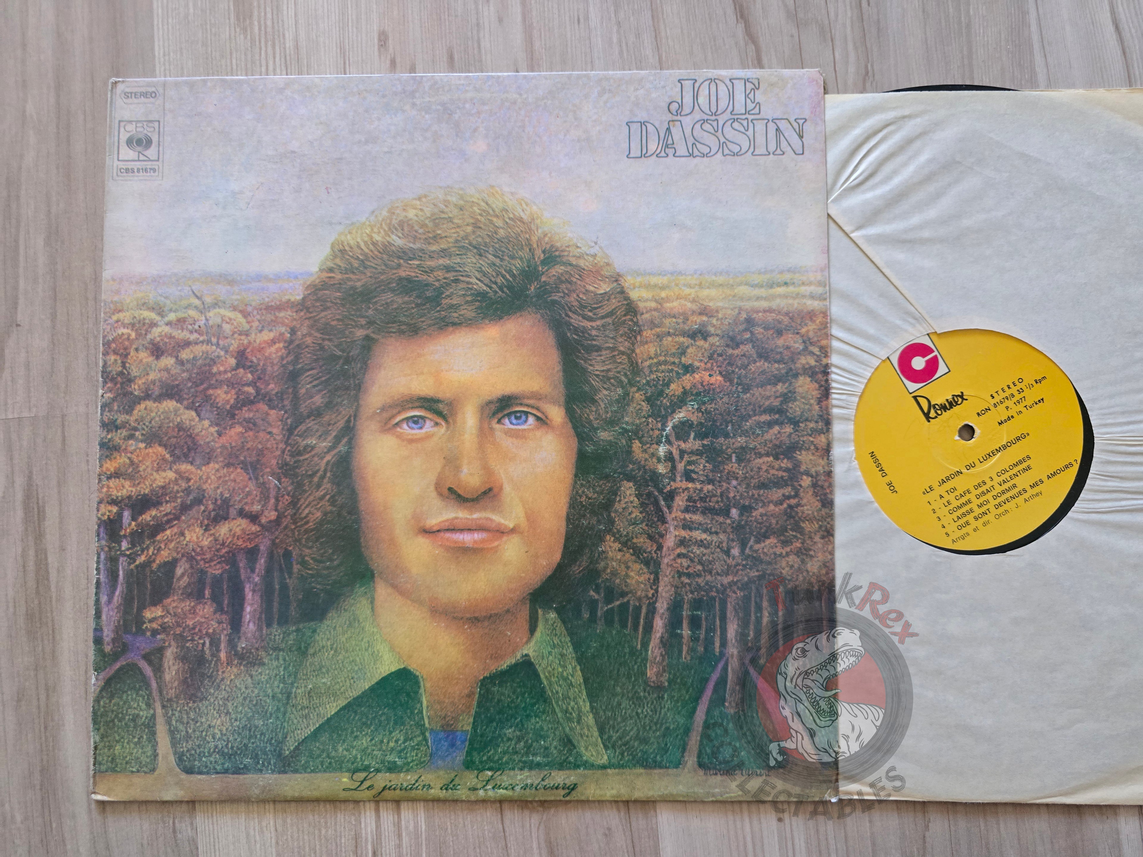 Joe Dassin – Le Jardin Du Luxembourg Turkish Pressing Vinyl Turkey Edition 2