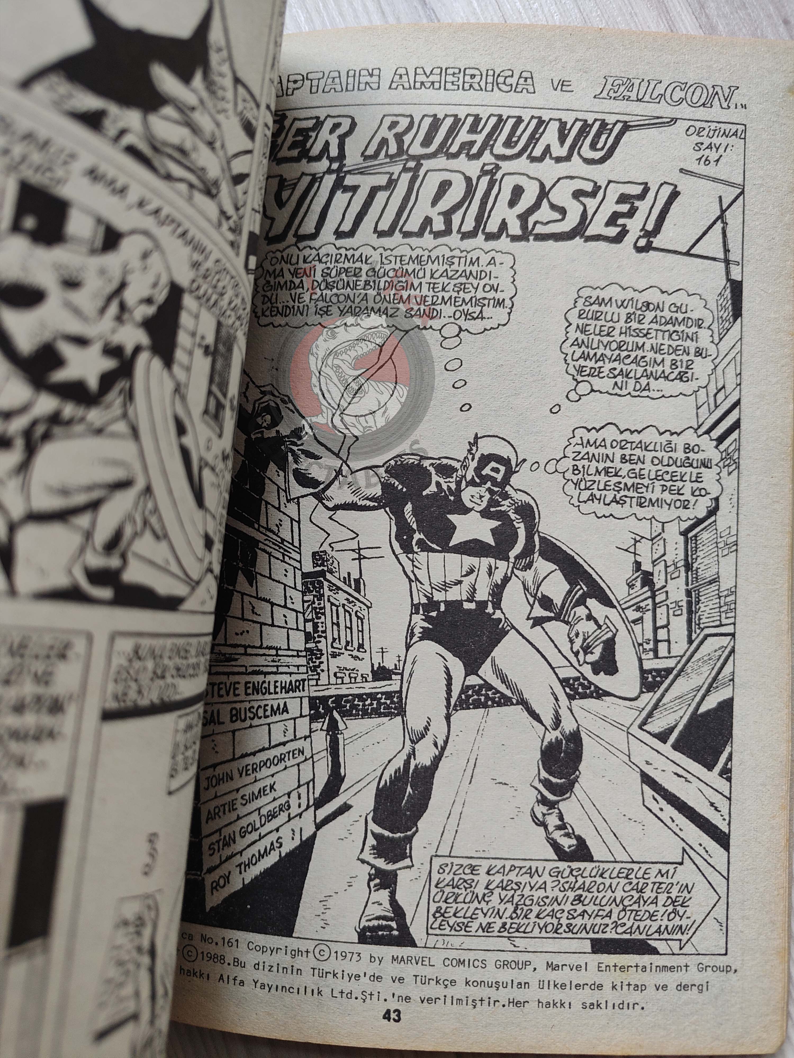 Captain America – Volume 1 1989 Turkish Comic Turkey